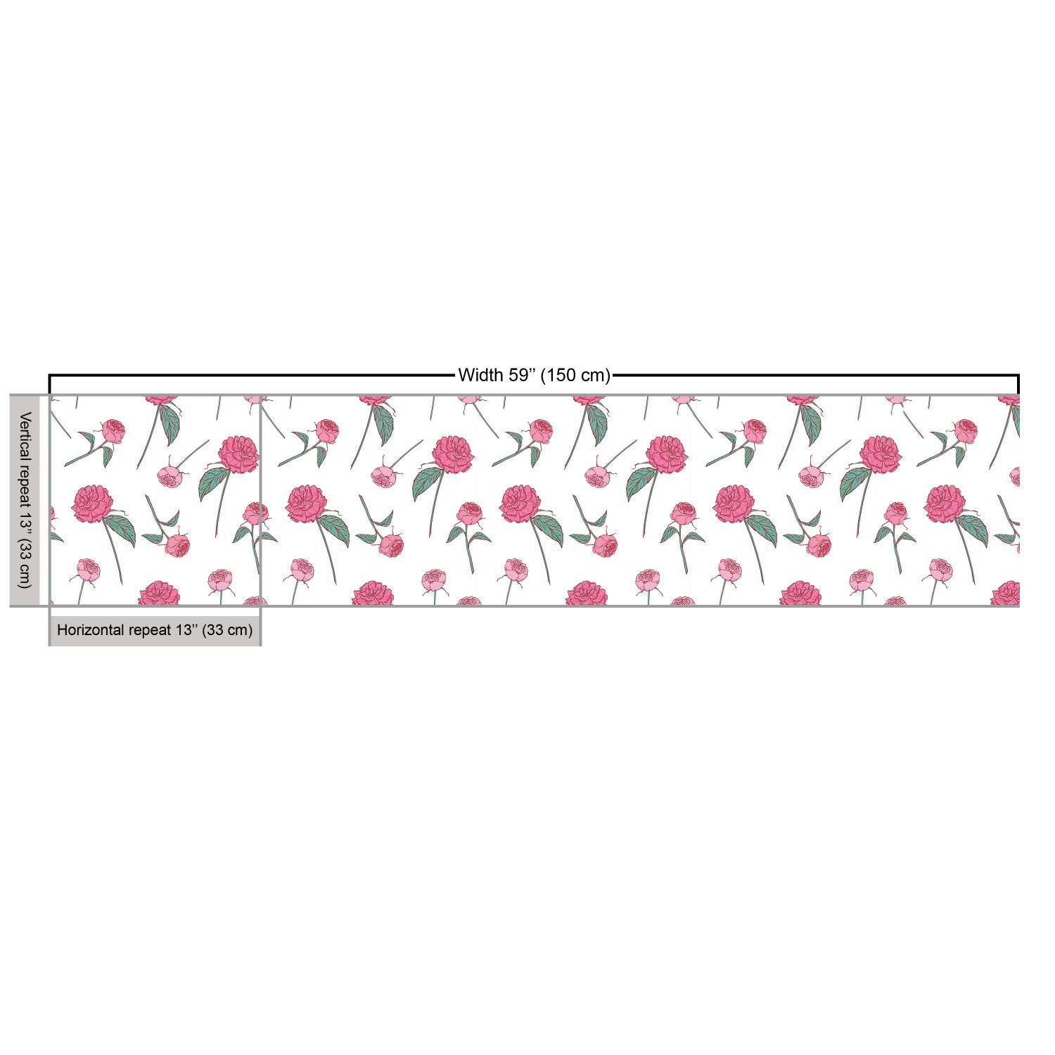 Ambesonne Rose Fabric by the Yard Decorative Upholstery Home Accents - Picture 87 of 164