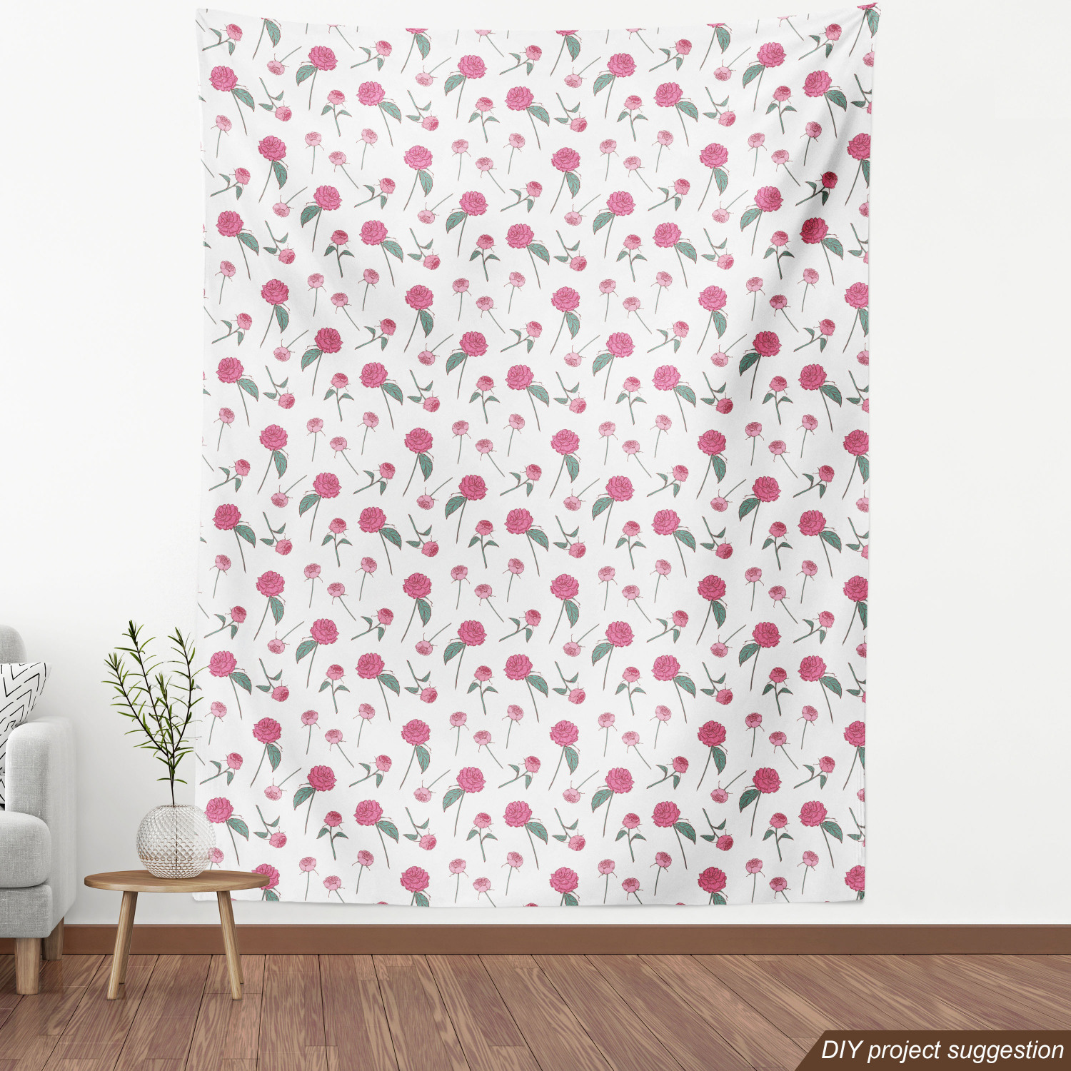 Ambesonne Rose Fabric by the Yard Decorative Upholstery Home Accents - Picture 88 of 164
