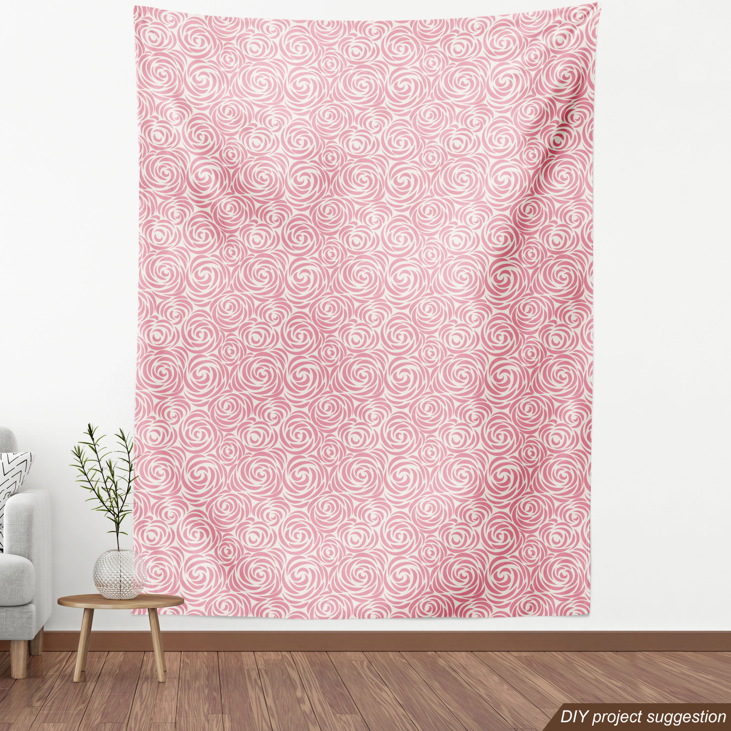 Ambesonne Rose Fabric by the Yard Decorative Upholstery Home Accents - Picture 8 of 164