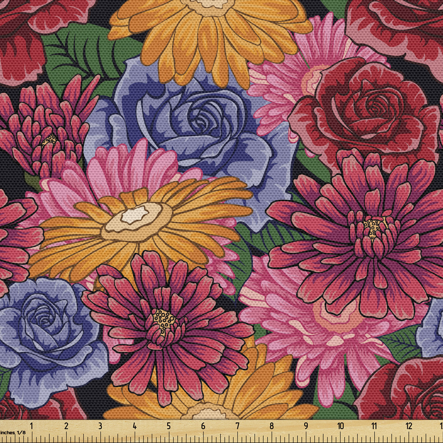 Fabric by The Yard Polyester Upholstery and Fabric for Home Accents Ambesonne - Picture 41 of 164