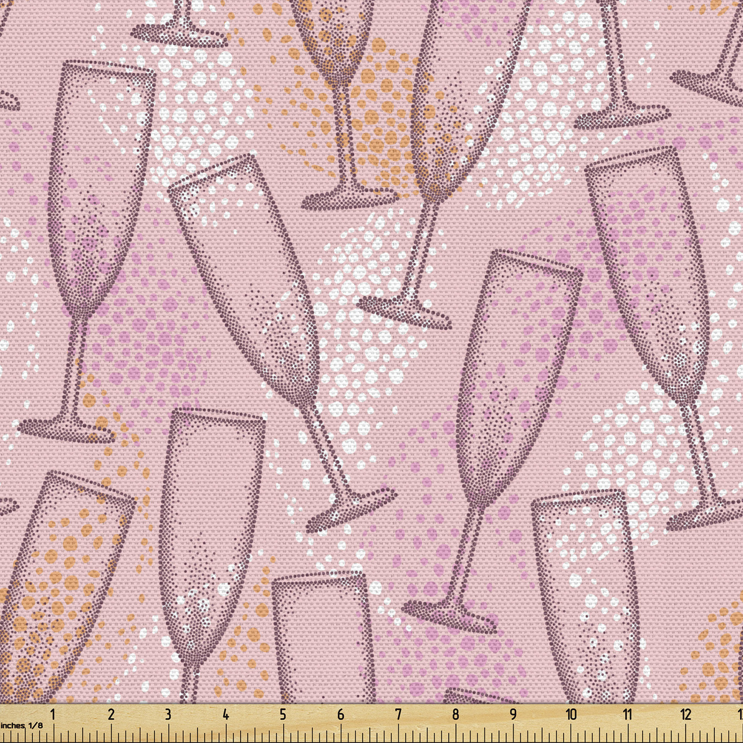 Fabric by The Yard Polyester Upholstery and Fabric for Home Accents Ambesonne - Picture 57 of 164