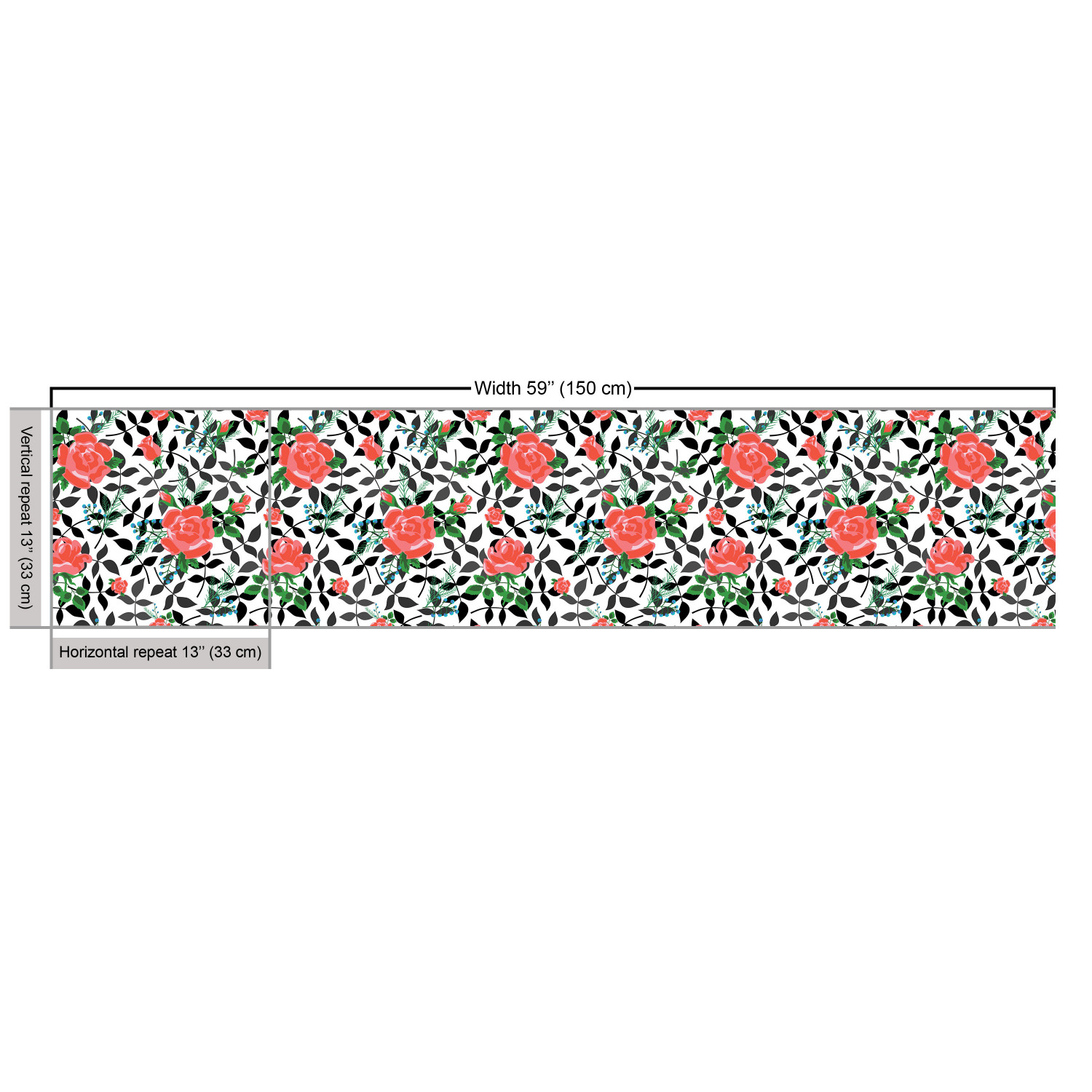 Ambesonne Rose Fabric by the Yard Decorative Upholstery Home Accents - Picture 135 of 164