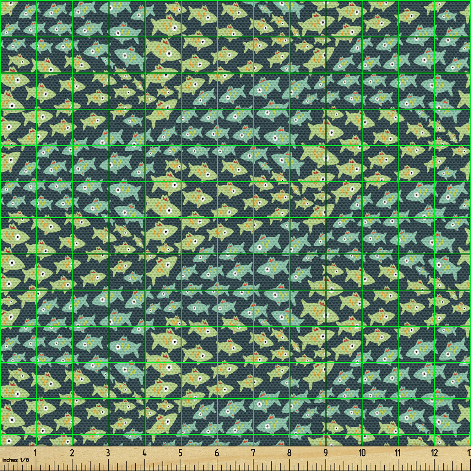 Fabric by The Yard Polyester Upholstery and Fabric for Home Accents Ambesonne - Picture 146 of 164