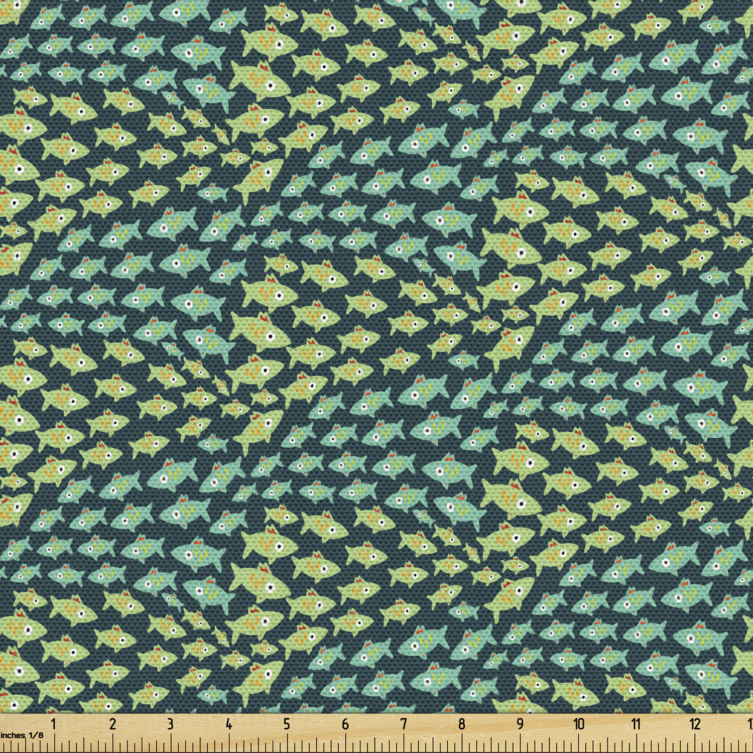 Fabric by The Yard Polyester Upholstery and Fabric for Home Accents Ambesonne - Picture 145 of 164