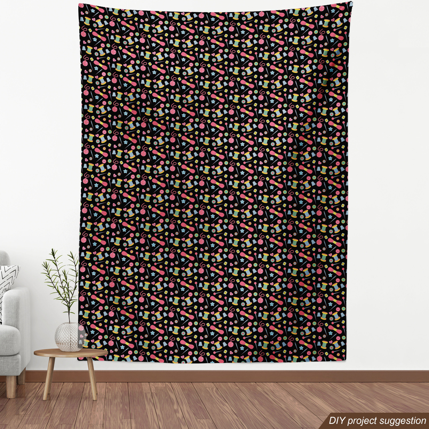 Fabric by The Yard Polyester Upholstery and Fabric for Home Accents Ambesonne - Picture 48 of 164