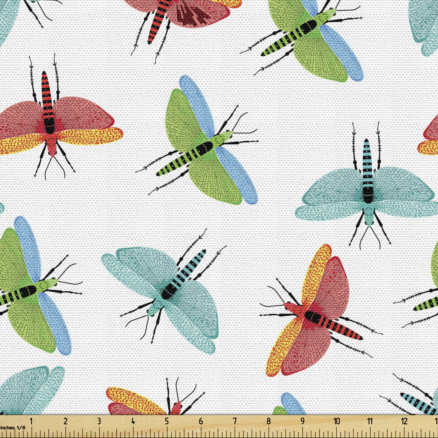 Fabric by The Yard Polyester Upholstery and Fabric for Home Accents Ambesonne - Picture 49 of 164