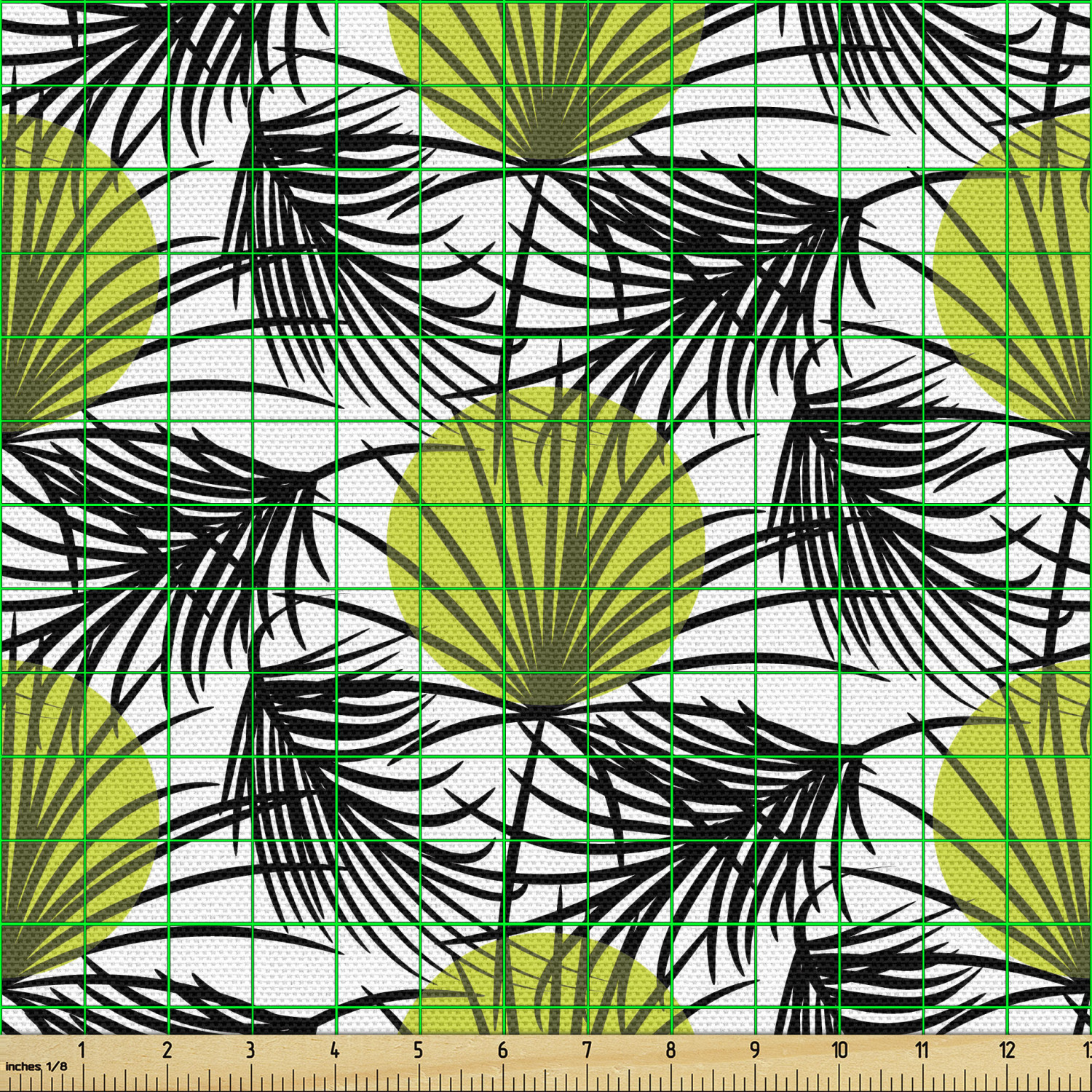 Ambesonne Floral Leaves Fabric by the Yard Decorative Upholstery Home Accents - Picture 94 of 160