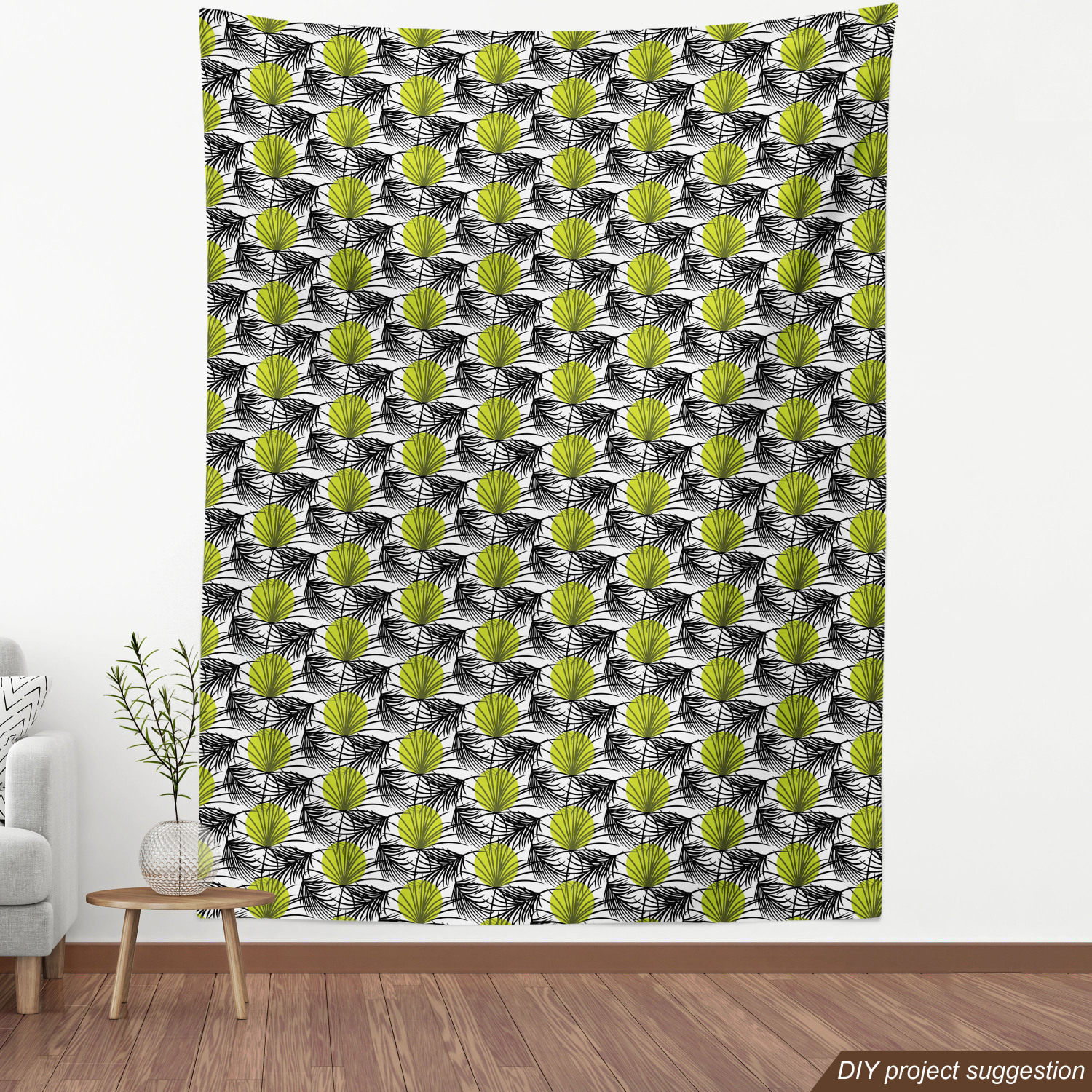 Ambesonne Floral Leaves Fabric by the Yard Decorative Upholstery Home Accents - Picture 96 of 160