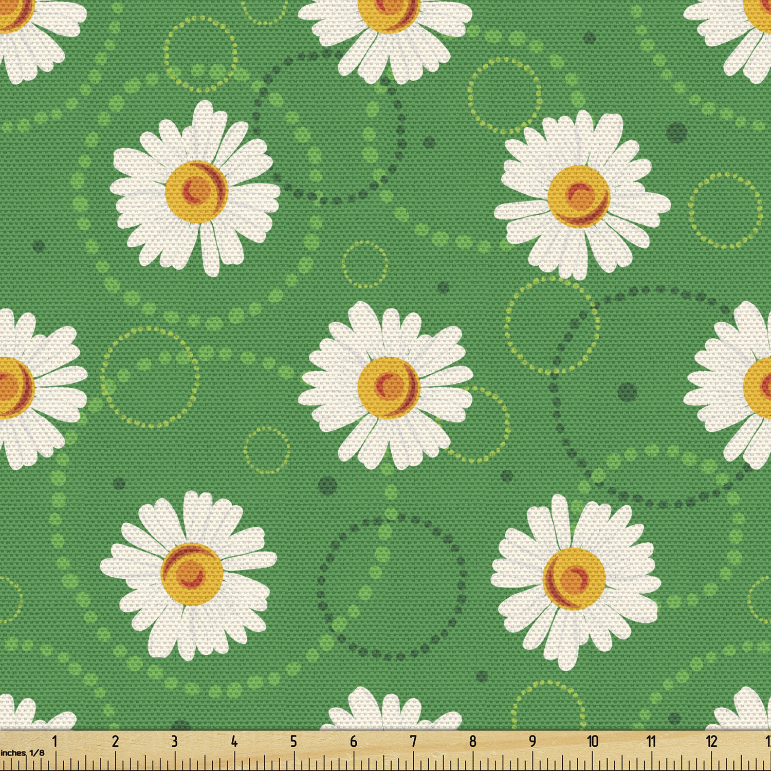 Ambesonne Floral Leaves Fabric by the Yard Decorative Upholstery Home Accents - Picture 29 of 160