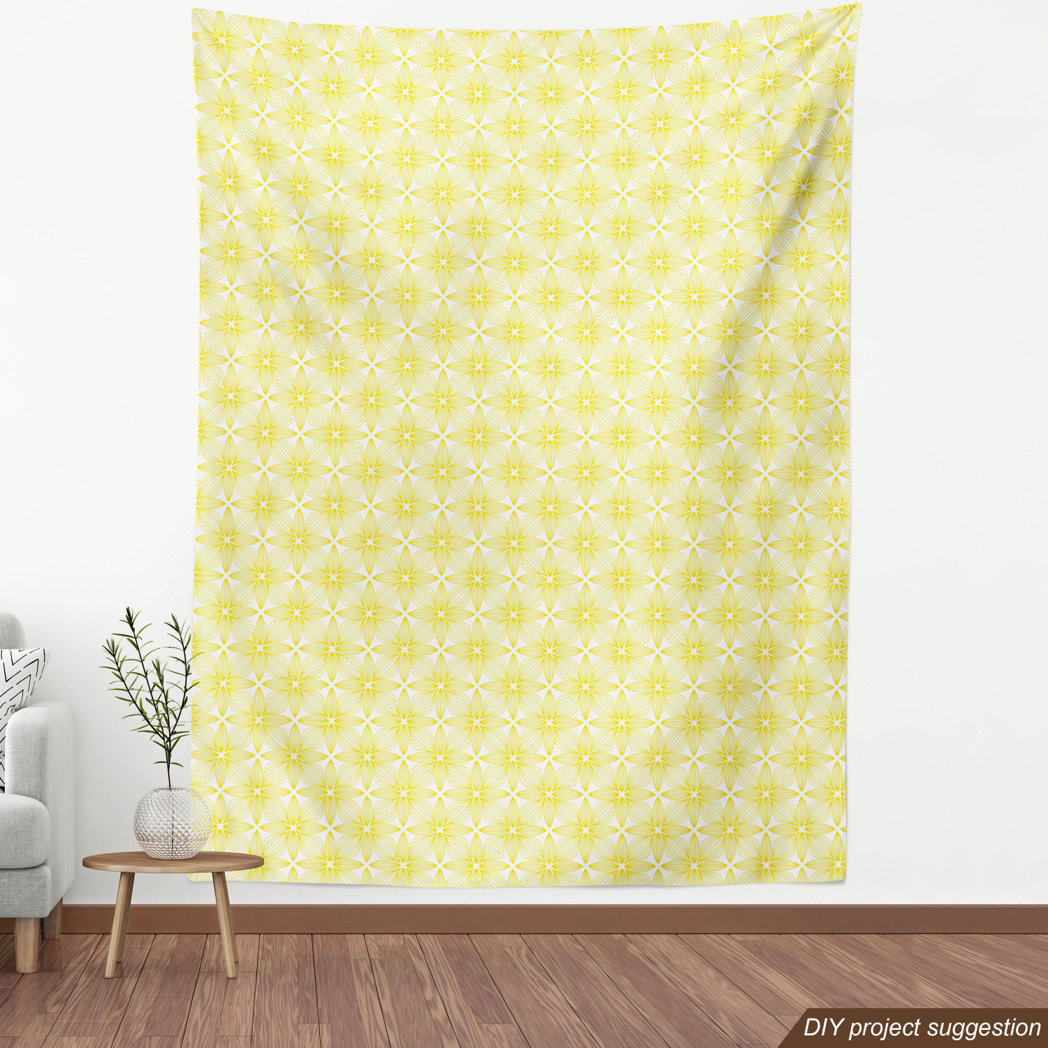 Ambesonne Floral Leaves Fabric by the Yard Decorative Upholstery Home Accents - Picture 72 of 160