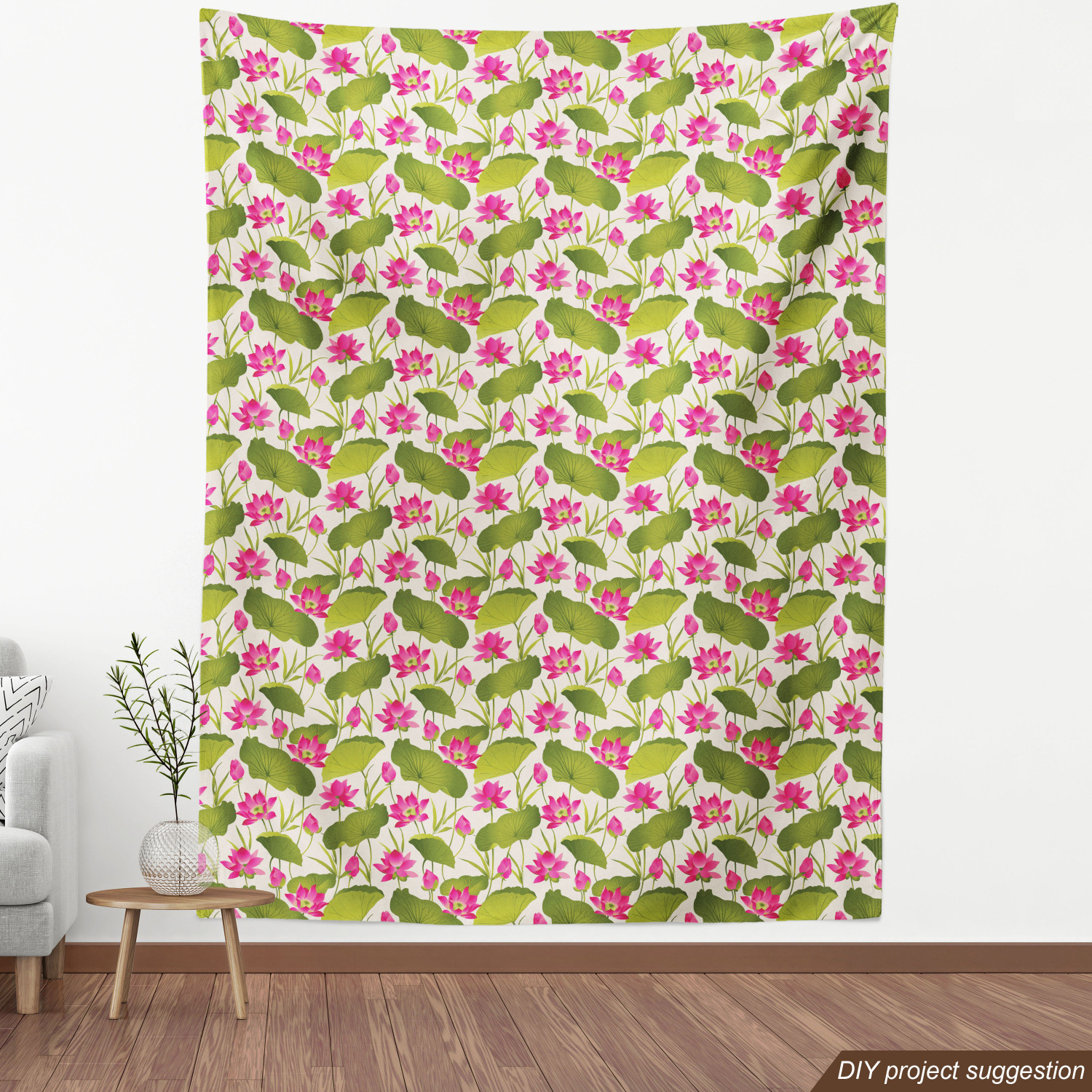 Ambesonne Floral Leaves Fabric by the Yard Decorative Upholstery Home Accents - Picture 124 of 160