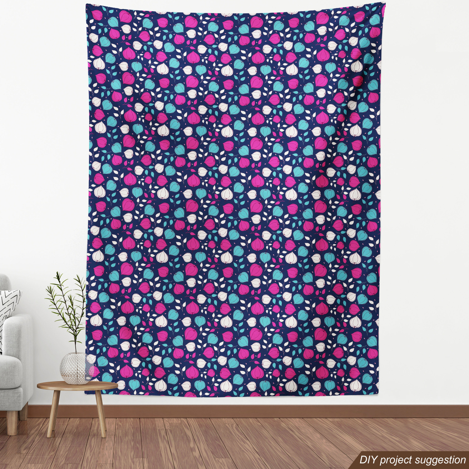 Ambesonne Floral Leaves Fabric by the Yard Decorative Upholstery Home Accents - Picture 108 of 160