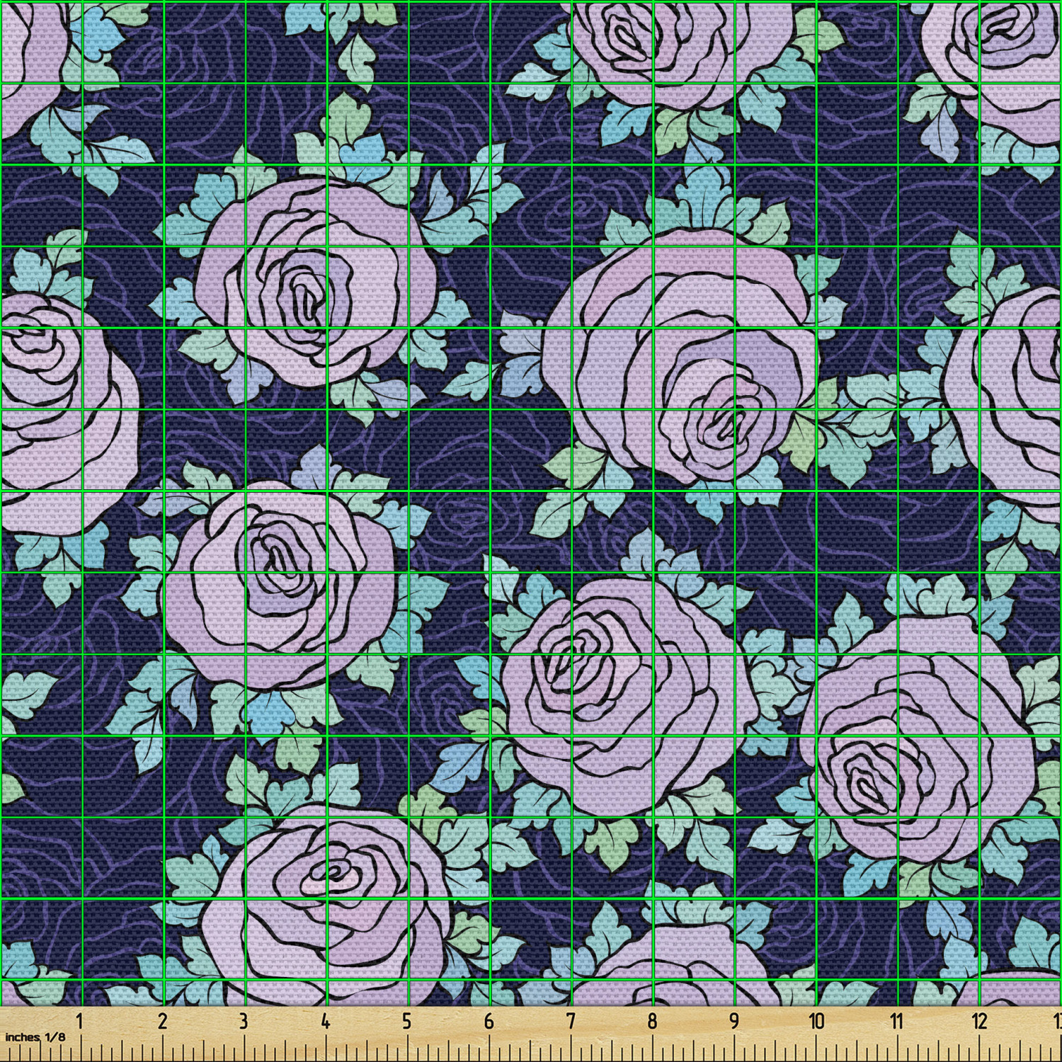 Ambesonne Rose Fabric by the Yard Decorative Upholstery Home Accents - Picture 98 of 164