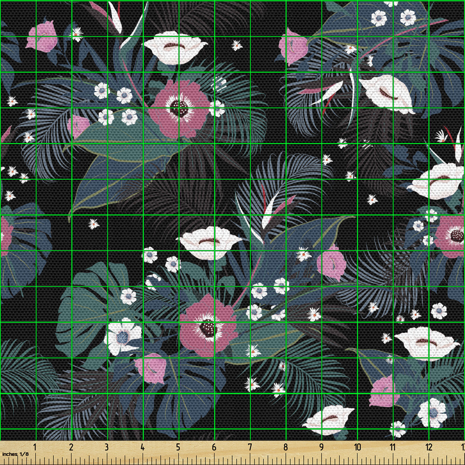 Ambesonne Floral Leaves Fabric by the Yard Decorative Upholstery Home Accents - Picture 86 of 160
