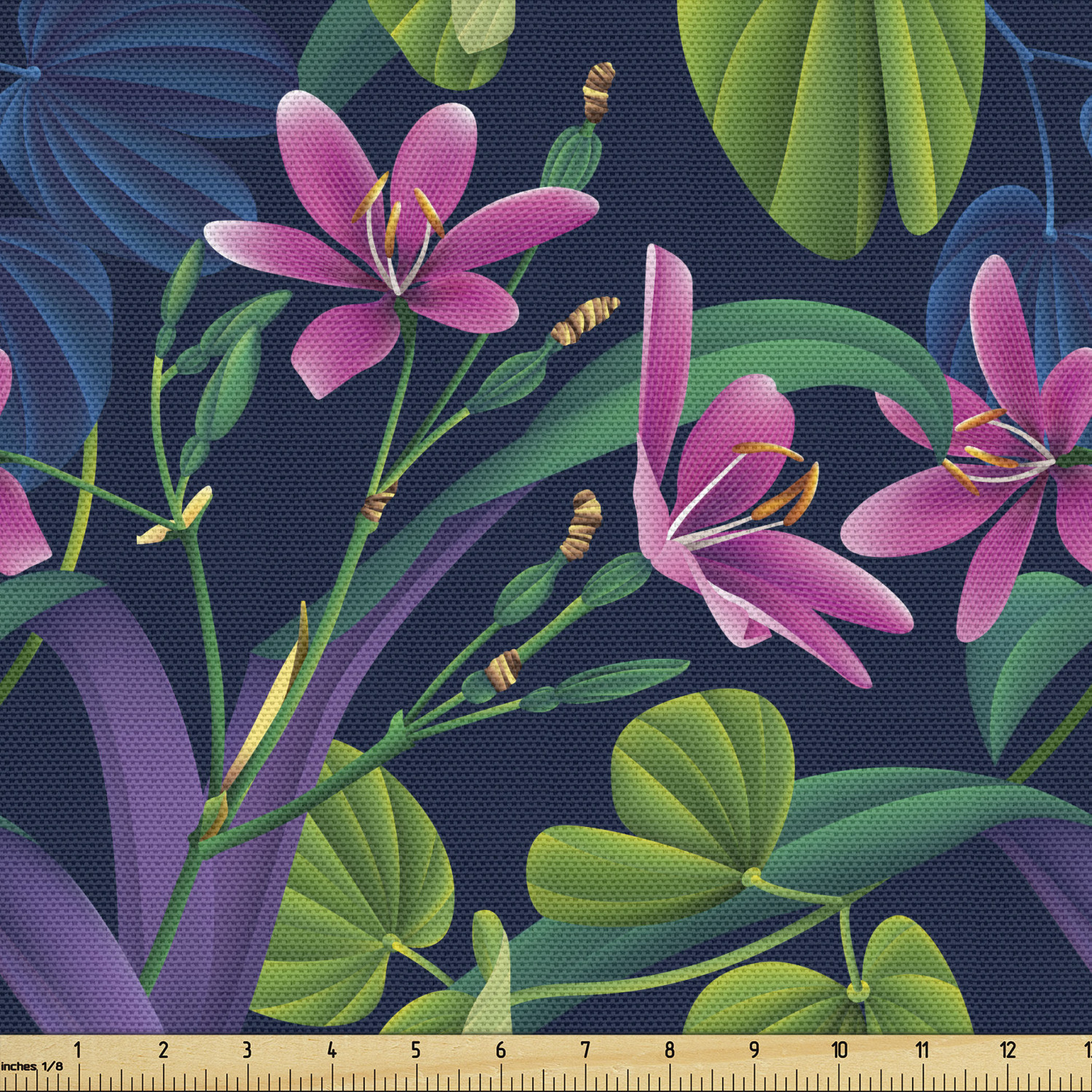 Fabric by The Yard Polyester Upholstery and Fabric for Home Accents Ambesonne - Picture 25 of 164