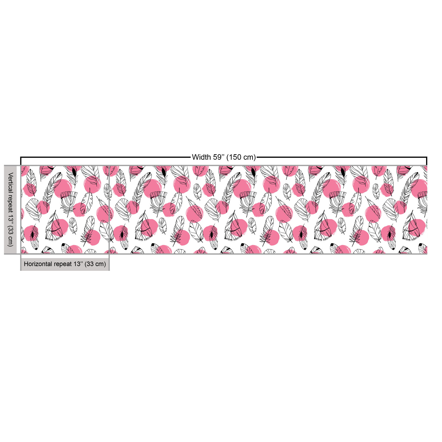Ambesonne Feather Fabric by the Yard Decorative Upholstery Home Accents - Picture 99 of 160