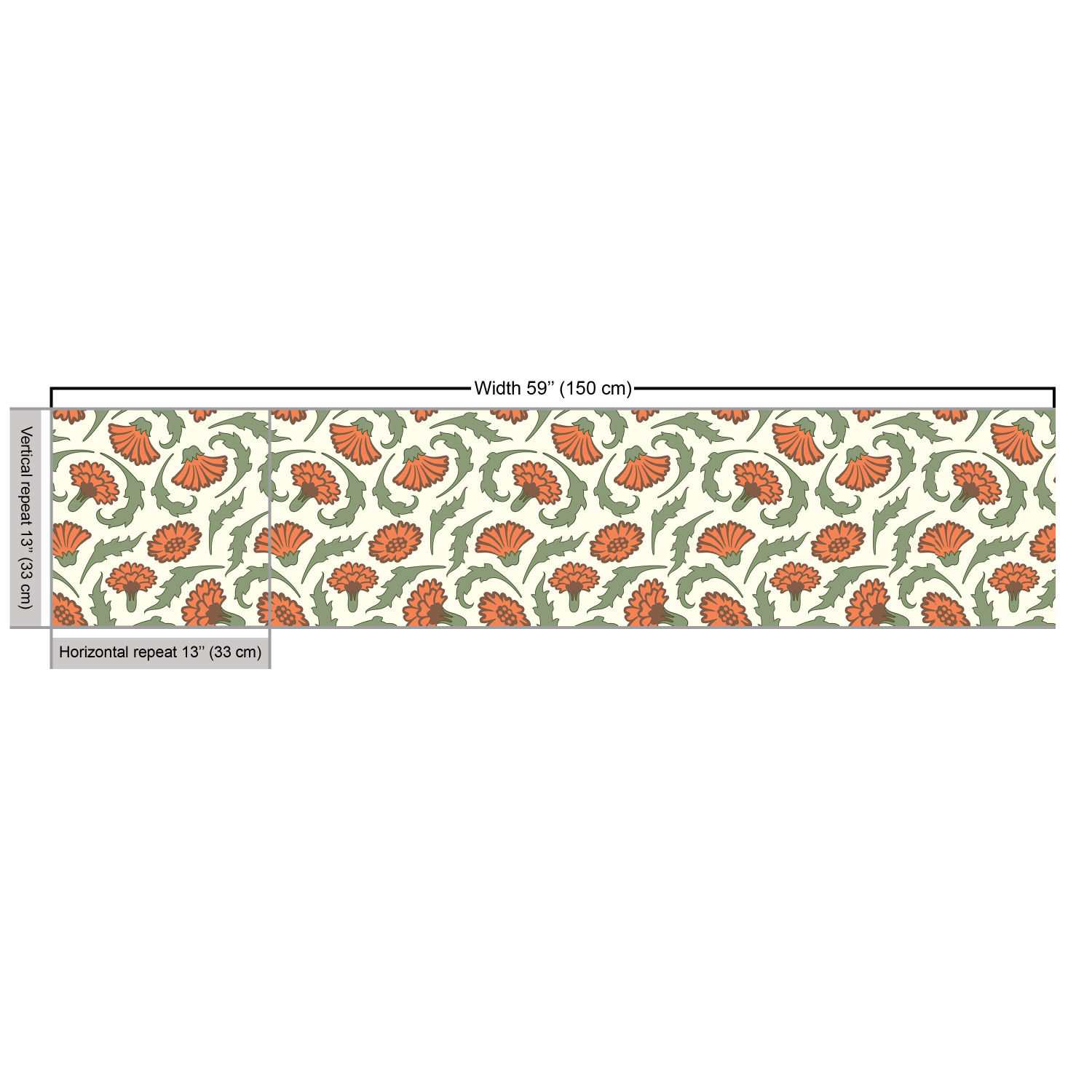 Ambesonne Floral Leaves Fabric by the Yard Decorative Upholstery Home Accents - Picture 27 of 160