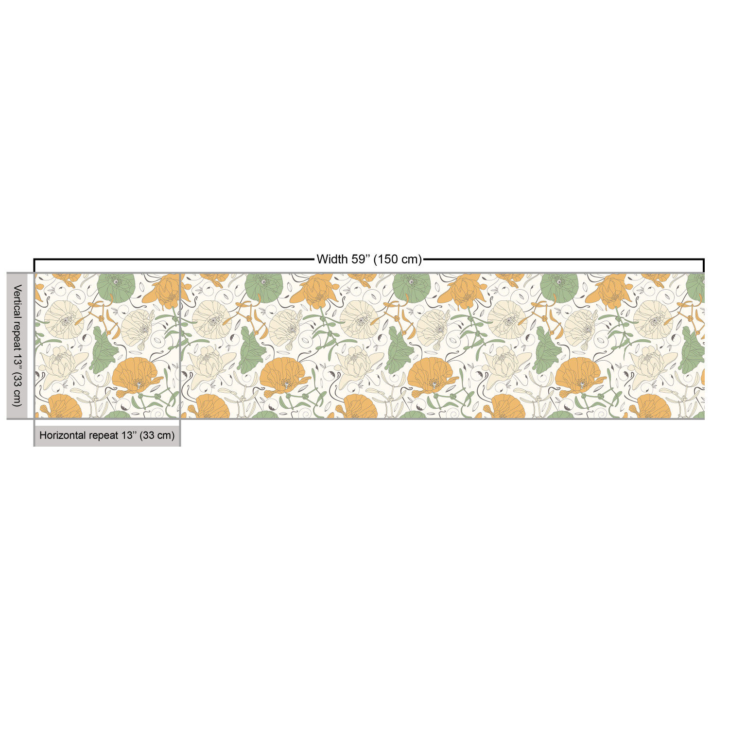 Ambesonne Floral Leaves Fabric by the Yard Decorative Upholstery Home Accents - Picture 43 of 160