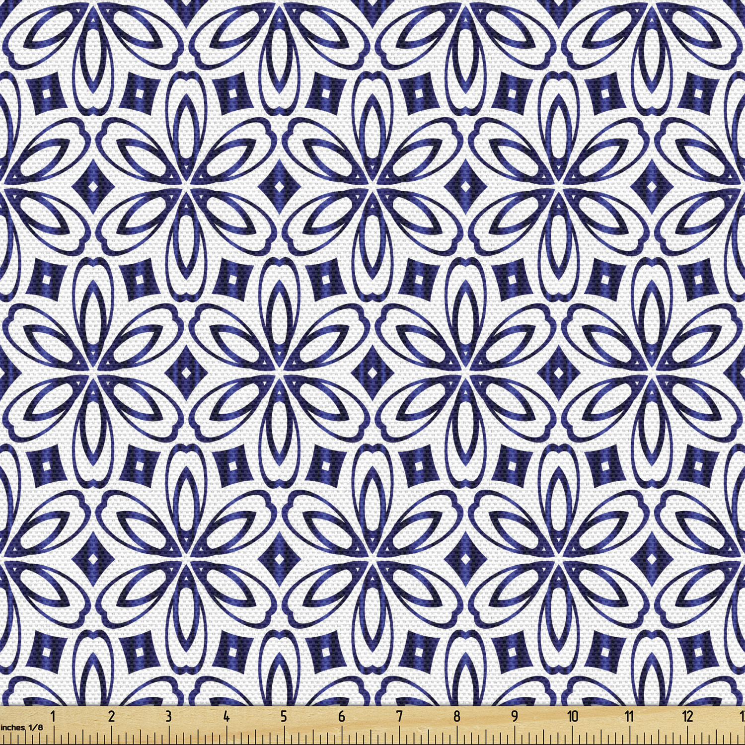 Ambesonne Floral Leaves Fabric by the Yard Decorative Upholstery Home Accents - Picture 9 of 160