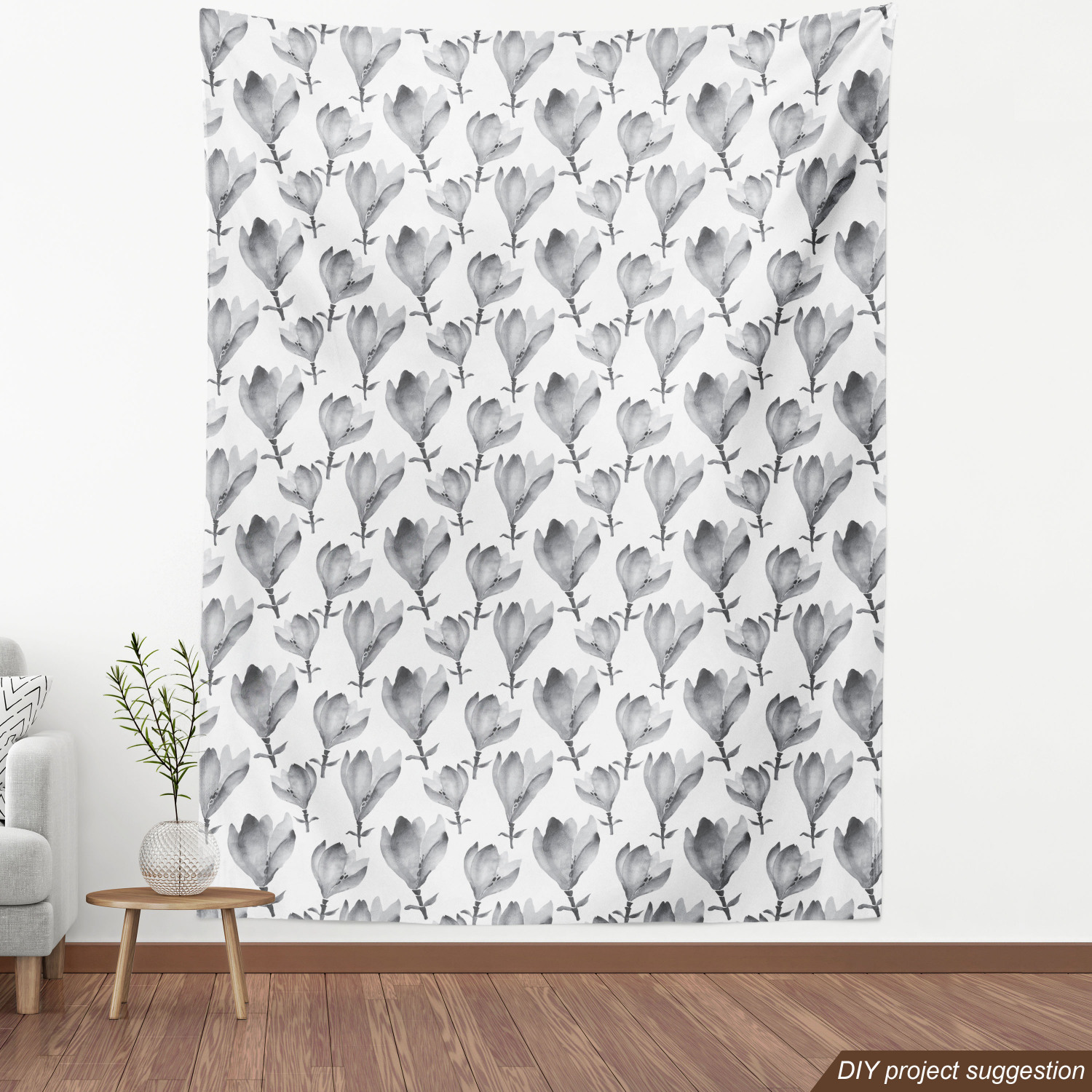 Ambesonne Floral Leaves Fabric by the Yard Decorative Upholstery Home Accents - Picture 76 of 160