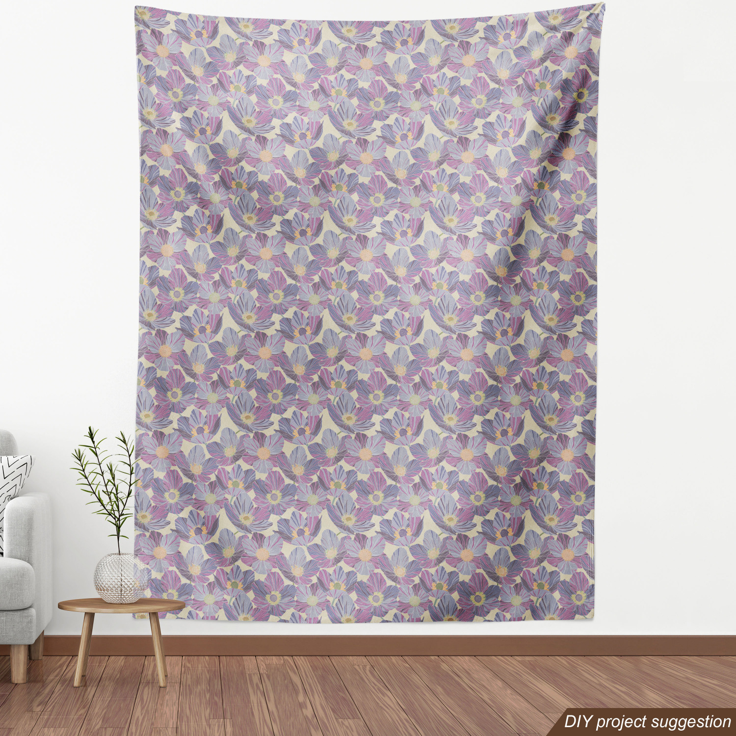Ambesonne Floral Leaves Fabric by the Yard Decorative Upholstery Home Accents - Picture 148 of 160