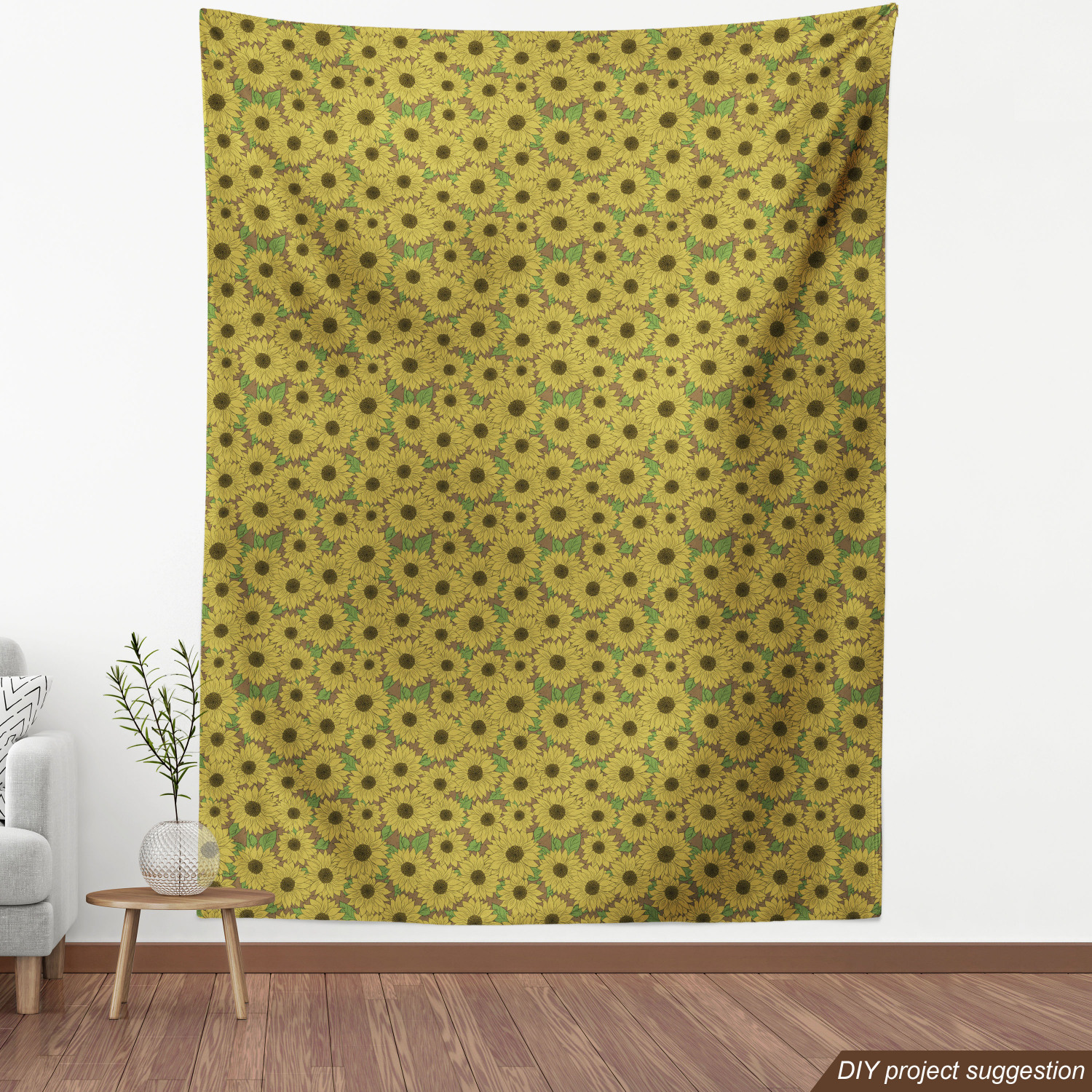 Ambesonne Floral Leaves Fabric by the Yard Decorative Upholstery Home Accents - Picture 140 of 160