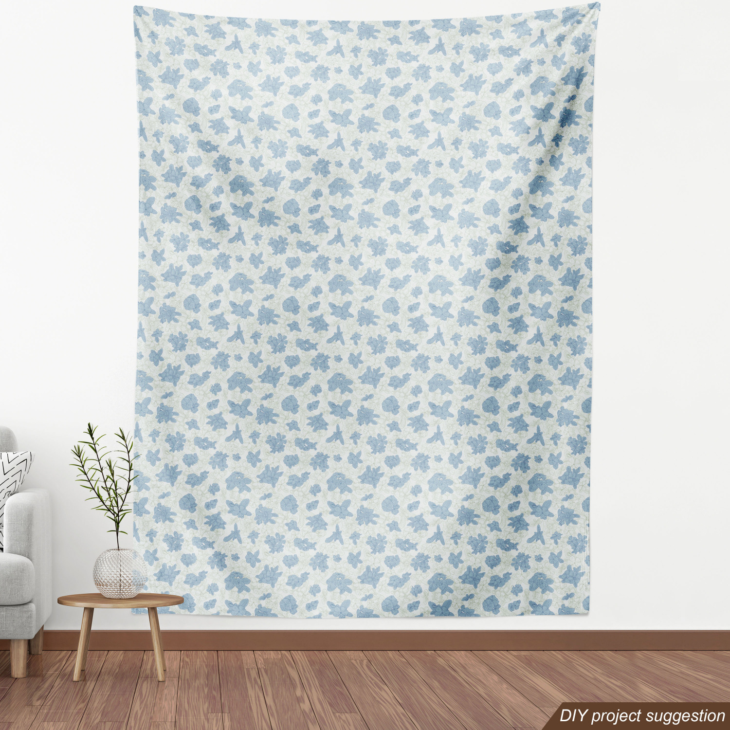 Ambesonne Floral Leaves Fabric by the Yard Decorative Upholstery Home Accents - Picture 160 of 160