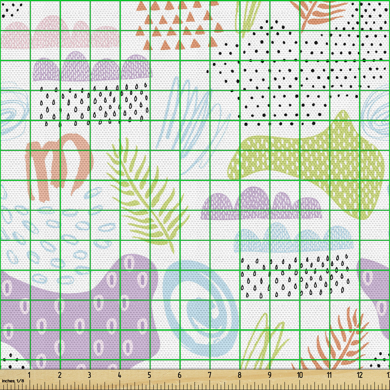 Ambesonne Sketch Design Fabric by the Yard Decorative Upholstery Home Accents - Picture 46 of 160