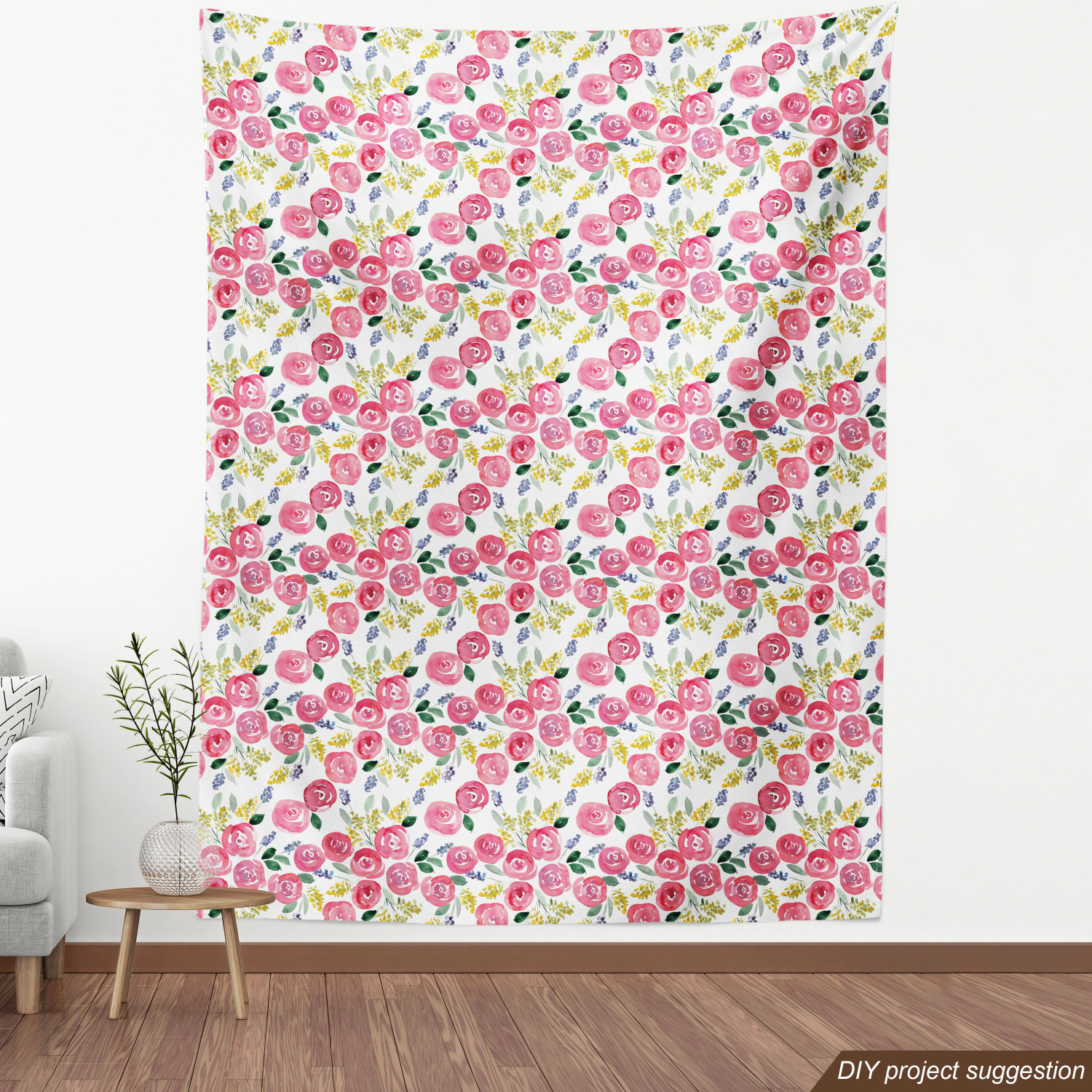 Ambesonne Floral Leaves Fabric by the Yard Decorative Upholstery Home Accents - Picture 52 of 160