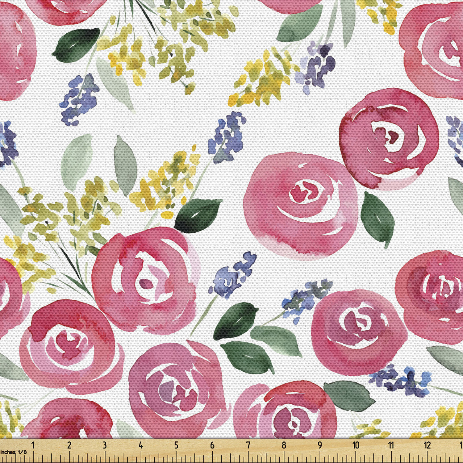 Ambesonne Floral Leaves Fabric by the Yard Decorative Upholstery Home Accents - Picture 49 of 160