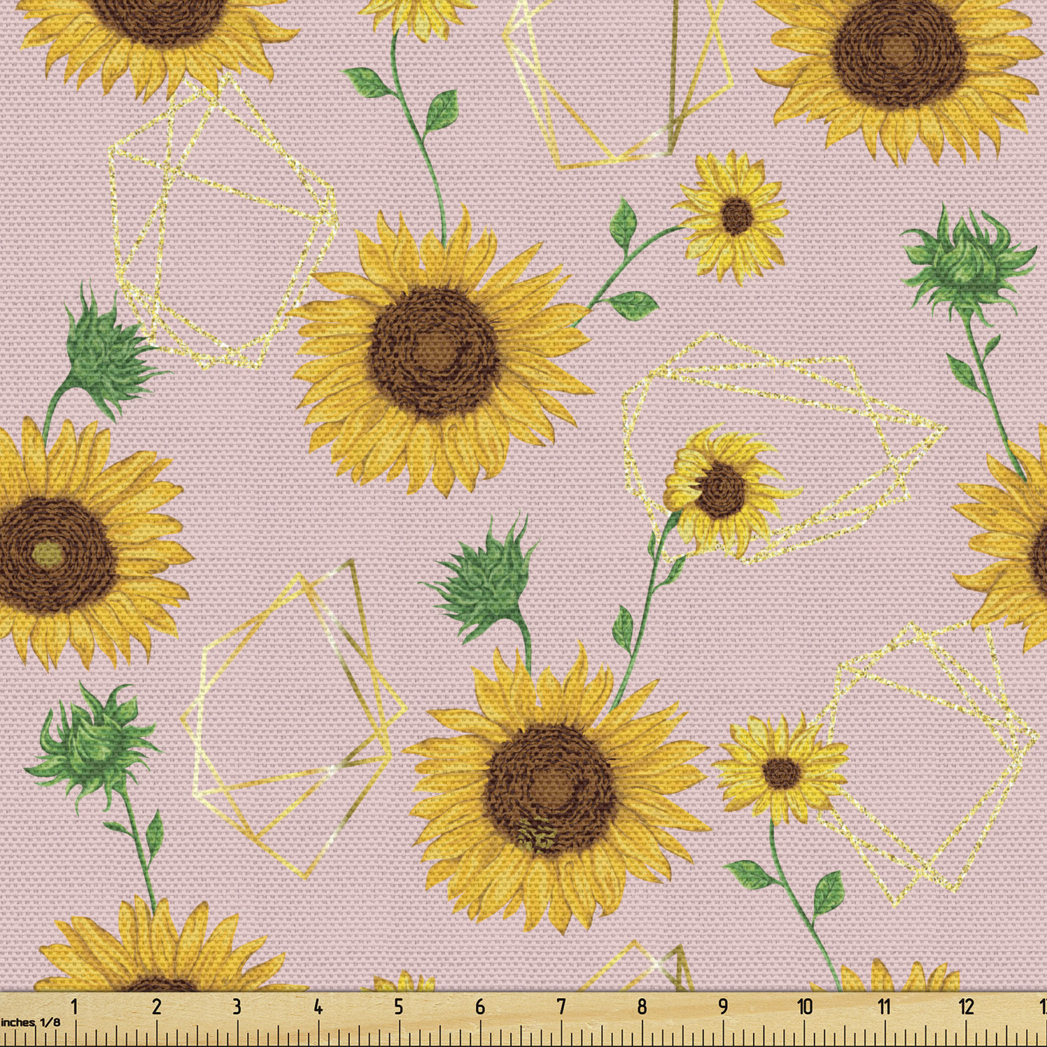 Ambesonne Floral Leaves Fabric by the Yard Decorative Upholstery Home Accents - Picture 133 of 160