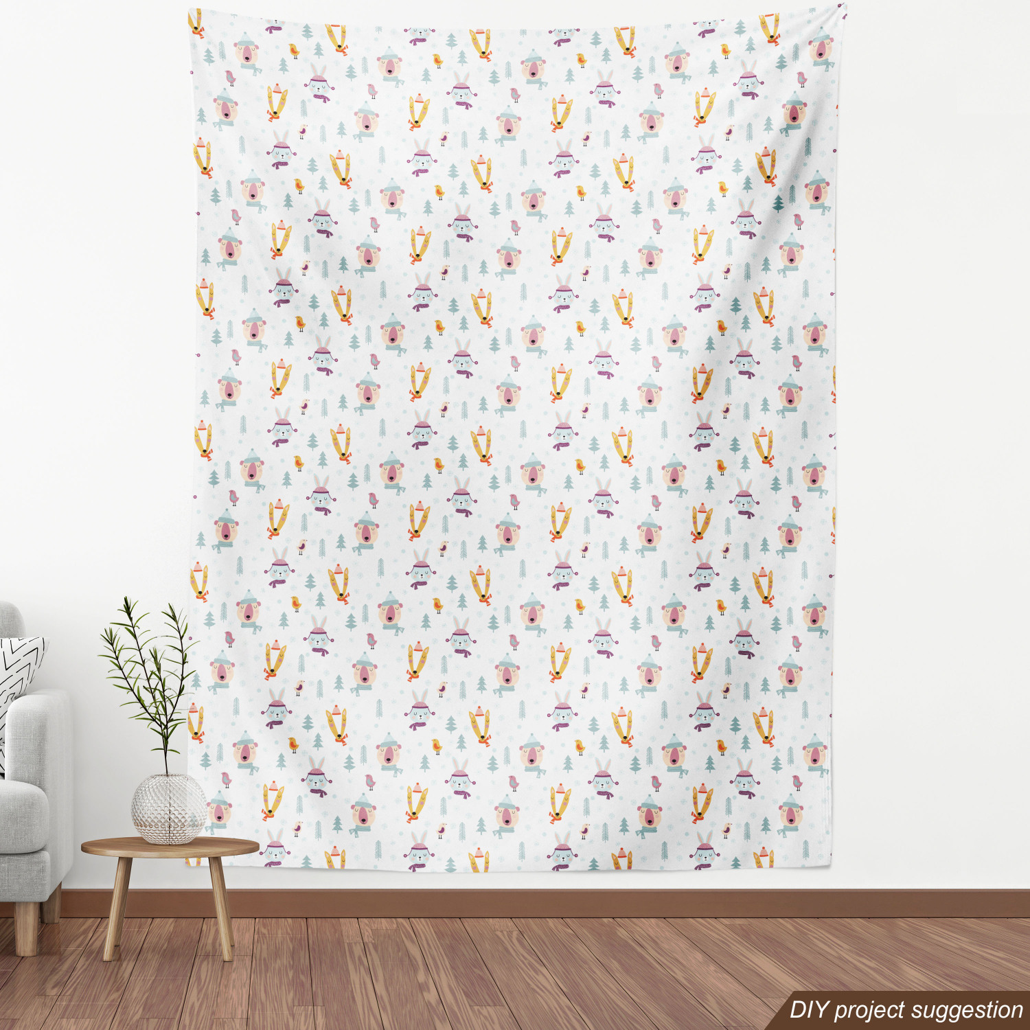 Ambesonne Sketch Design Fabric by the Yard Decorative Upholstery Home Accents - Picture 156 of 160