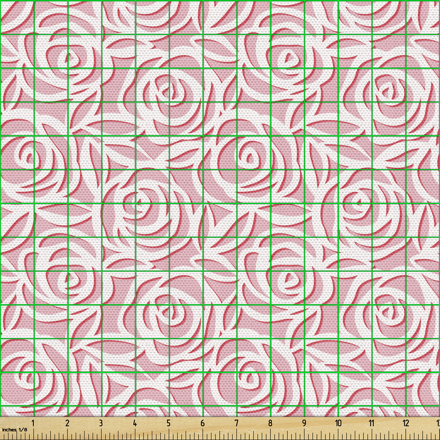 Ambesonne Floral Leaves Fabric by the Yard Decorative Upholstery Home Accents - Picture 118 of 160