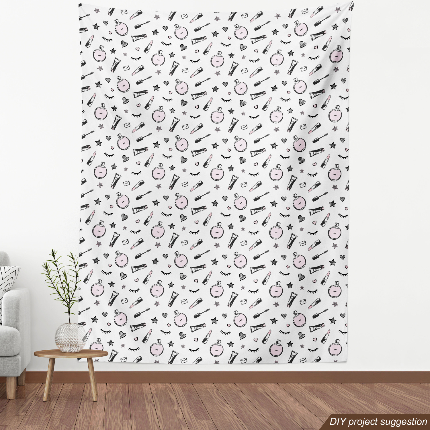 Ambesonne Sketch Design Fabric by the Yard Decorative Upholstery Home Accents - Picture 132 of 160