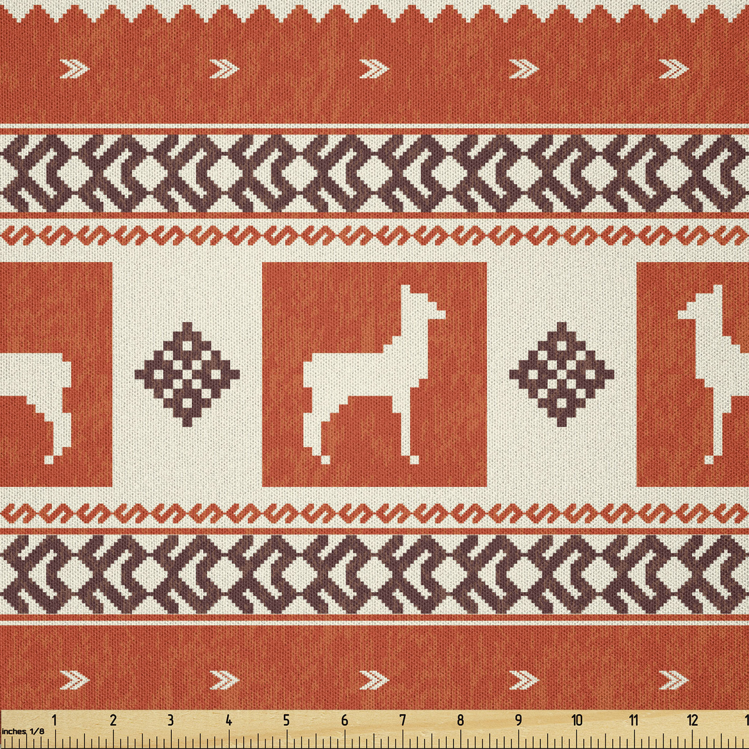 Ambesonne Ethnic Microfiber Fabric by The Yard for Arts and Crafts - Picture 40 of 77