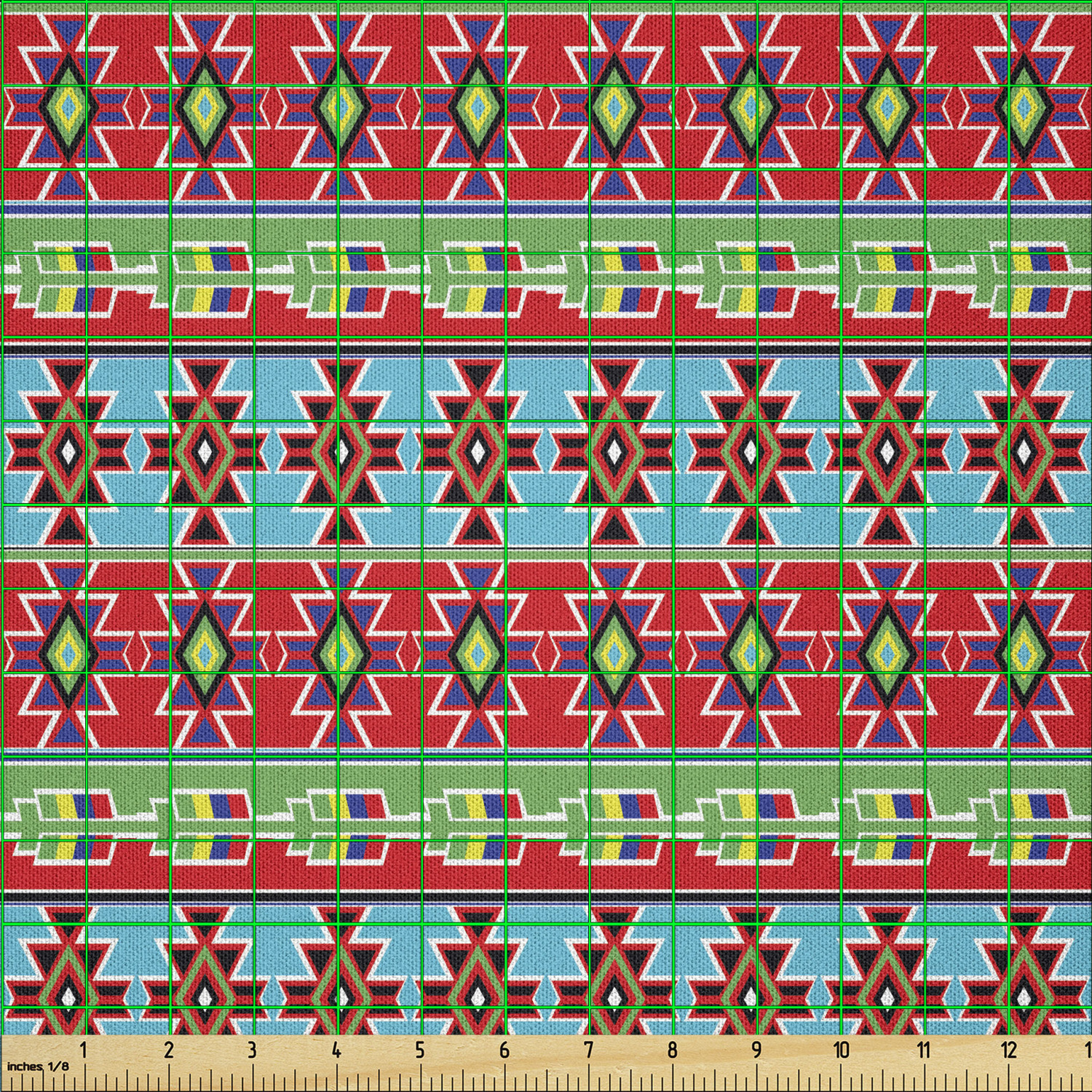 Ambesonne Ethnic Microfiber Fabric by The Yard for Arts and Crafts - Picture 21 of 77