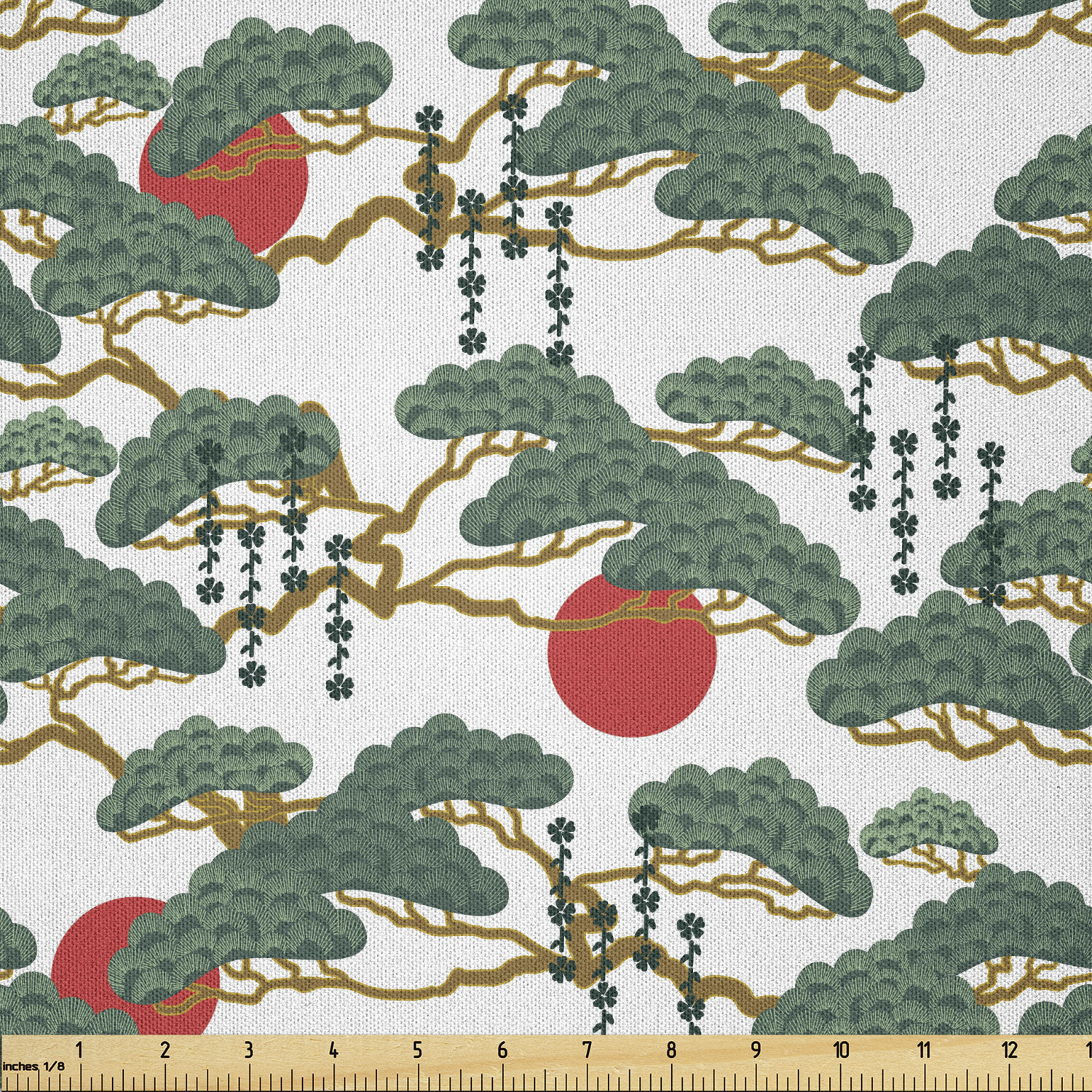 Ambesonne Ethnic Microfiber Fabric by The Yard for Arts and Crafts - Picture 36 of 77