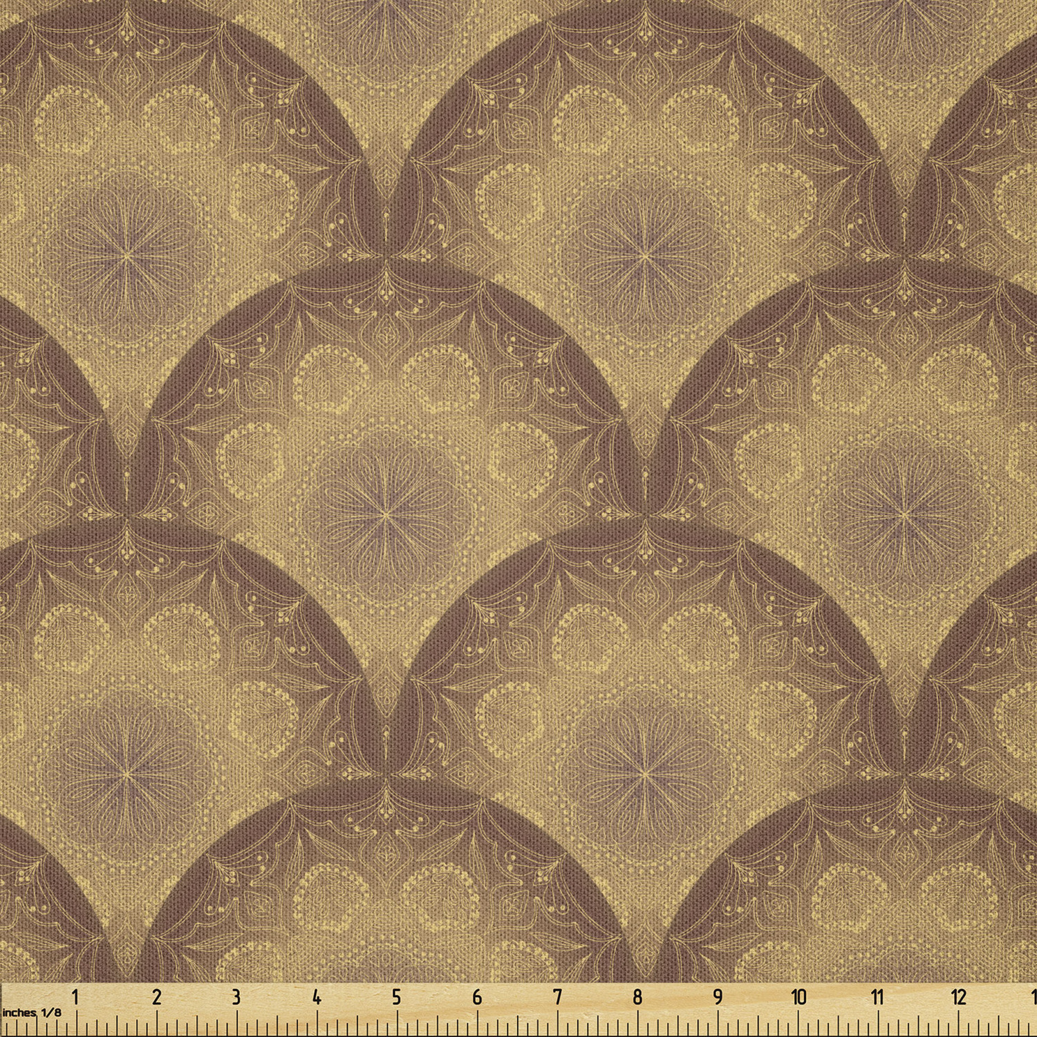 Ambesonne Ethnic Microfiber Fabric by The Yard for Arts and Crafts - Picture 66 of 77
