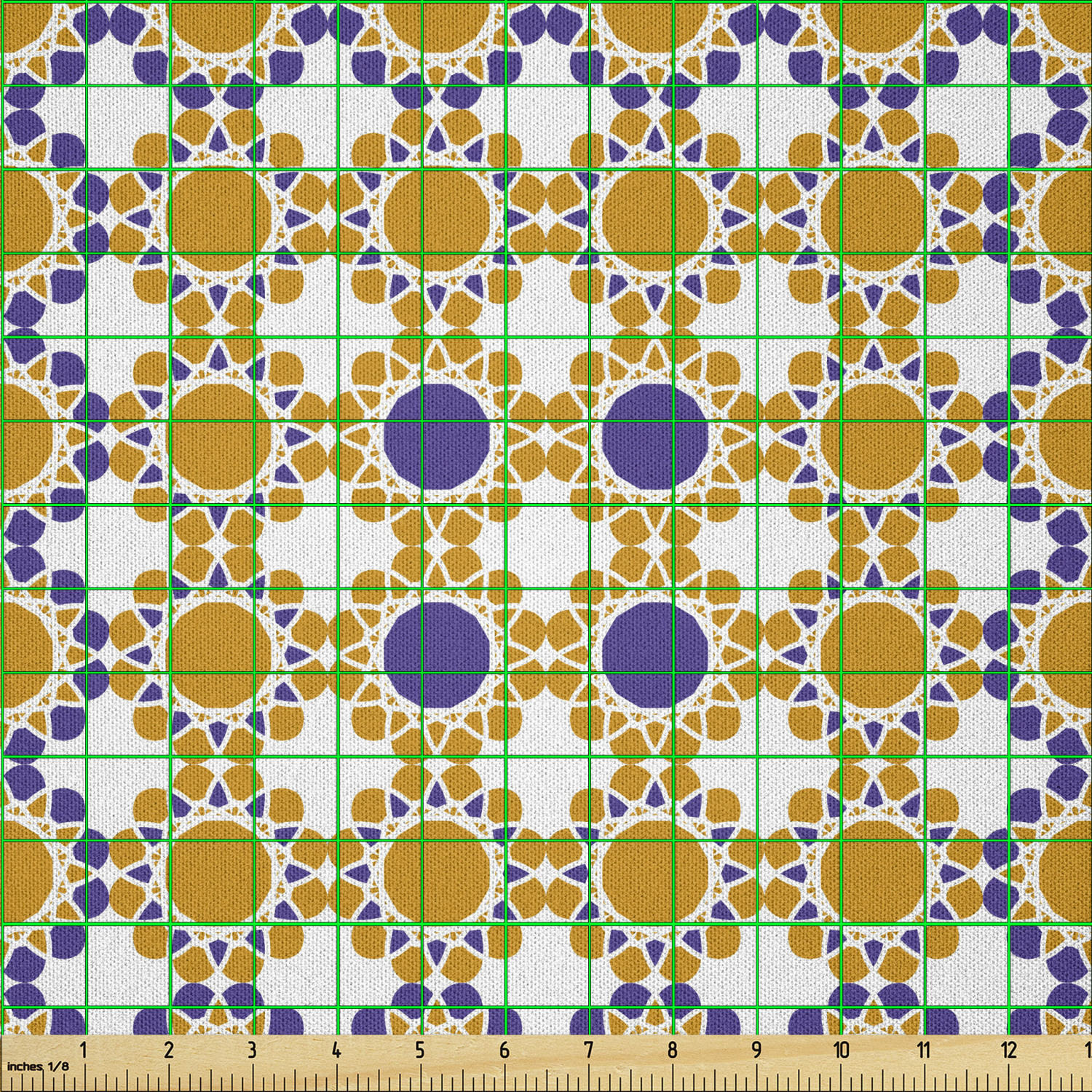 Ambesonne Ethnic Microfiber Fabric by The Yard for Arts and Crafts - Picture 7 of 77