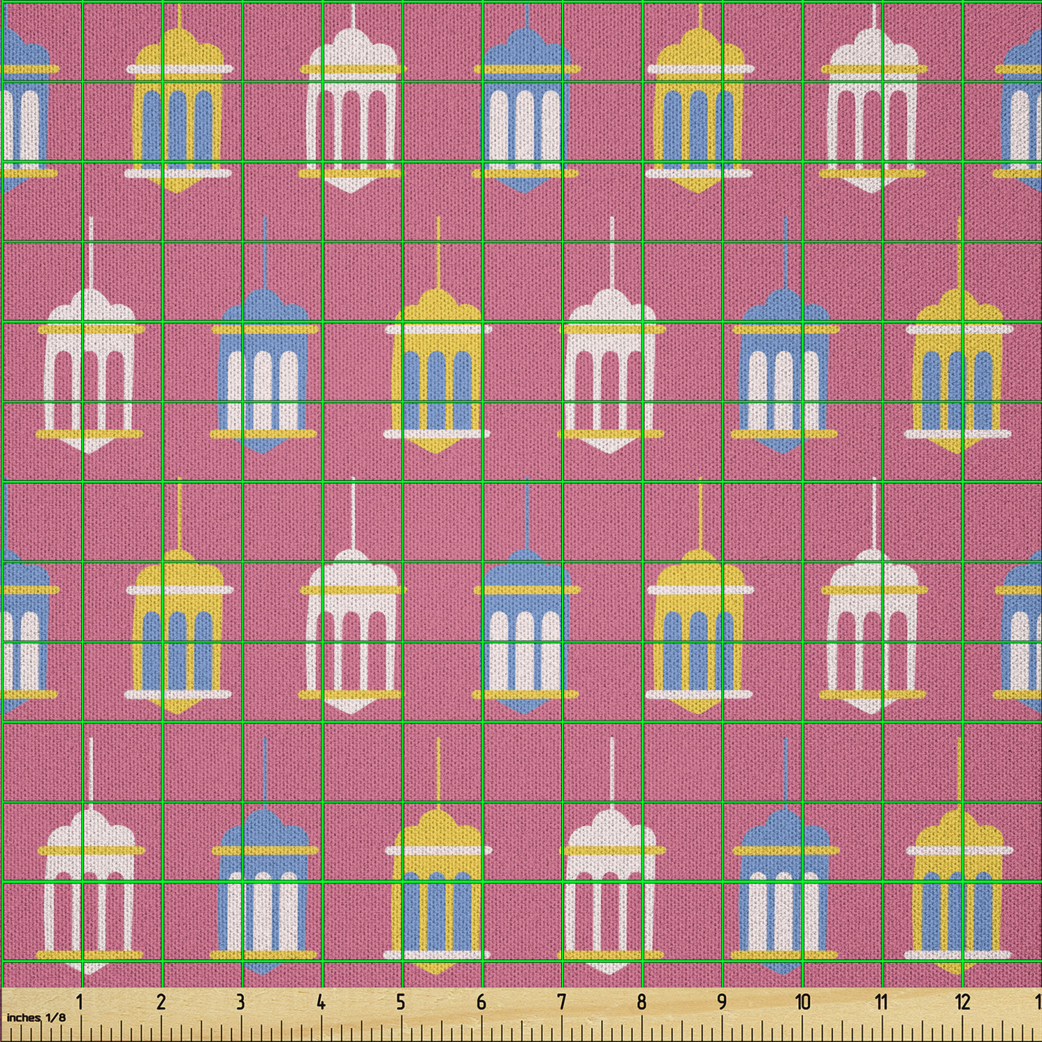 Ambesonne Ethnic Microfiber Fabric by The Yard for Arts and Crafts - Picture 75 of 77