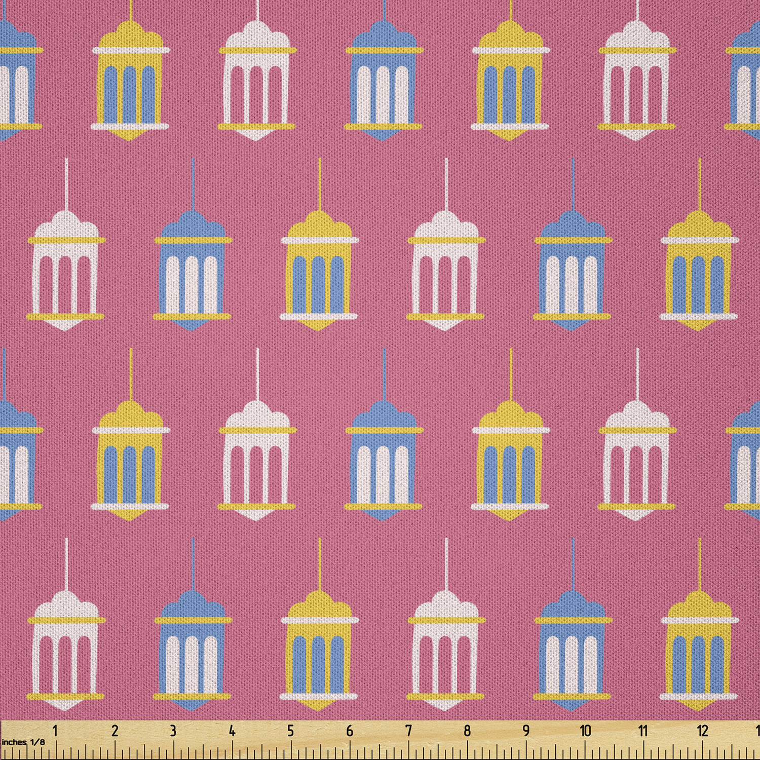 Ambesonne Ethnic Microfiber Fabric by The Yard for Arts and Crafts - Picture 74 of 77