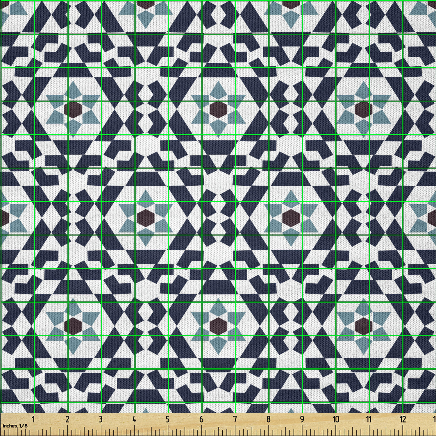 Ambesonne Ethnic Microfiber Fabric by The Yard for Arts and Crafts - Picture 53 of 77
