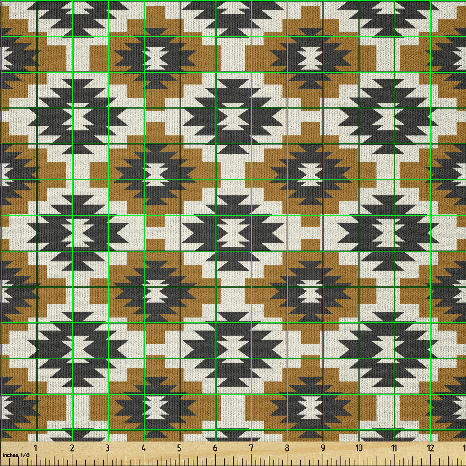 Ambesonne Ethnic Microfiber Fabric by The Yard for Arts and Crafts - Picture 49 of 77