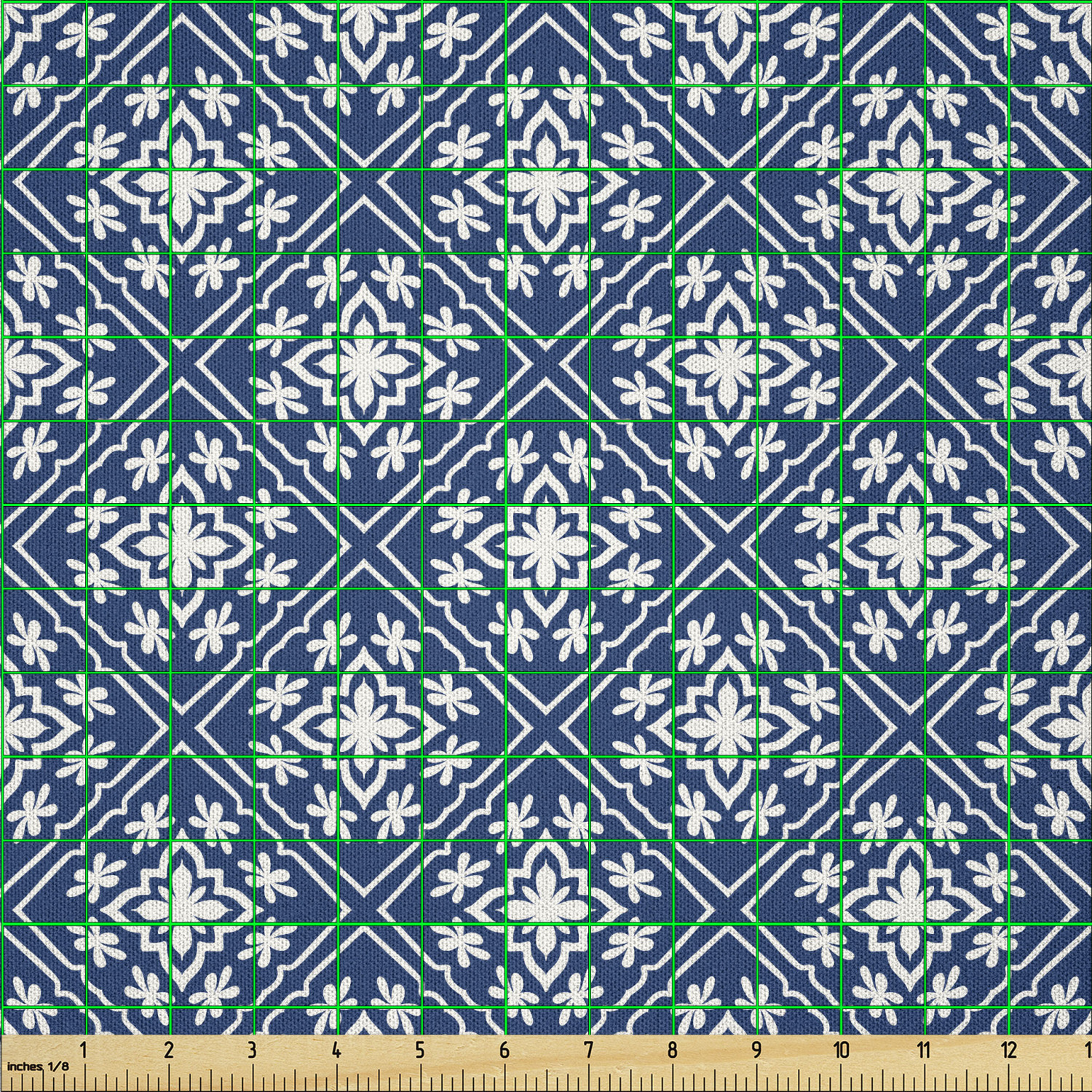 Ambesonne Ethnic Microfiber Fabric by The Yard for Arts and Crafts - Picture 15 of 77