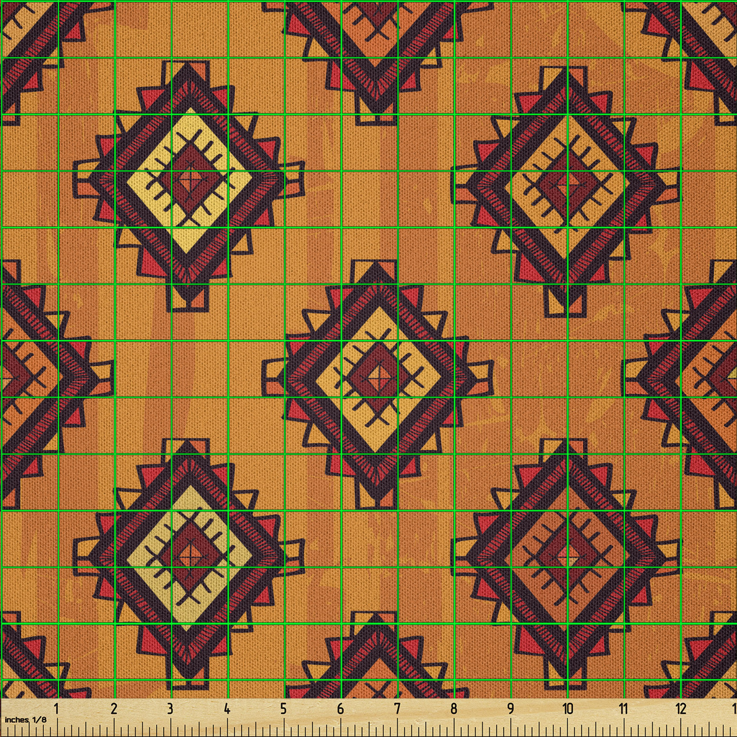 Ambesonne Ethnic Microfiber Fabric by The Yard for Arts and Crafts - Picture 77 of 77