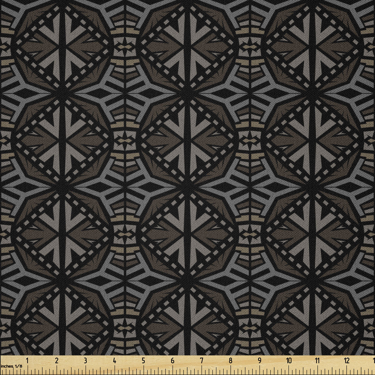 Ambesonne Ethnic Microfiber Fabric by The Yard for Arts and Crafts - Picture 32 of 77