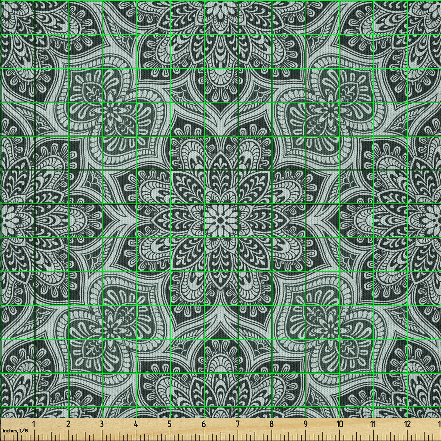 Ambesonne Ethnic Microfiber Fabric by The Yard for Arts and Crafts - Picture 27 of 77