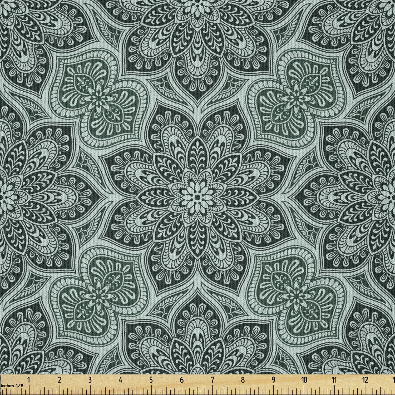 Ambesonne Ethnic Microfiber Fabric by The Yard for Arts and Crafts - Picture 26 of 77