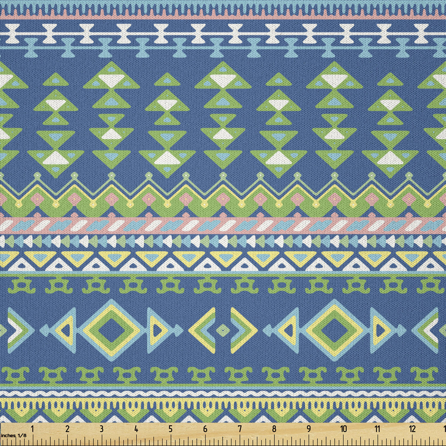 Ambesonne Ethnic Microfiber Fabric by The Yard for Arts and Crafts - Picture 24 of 77