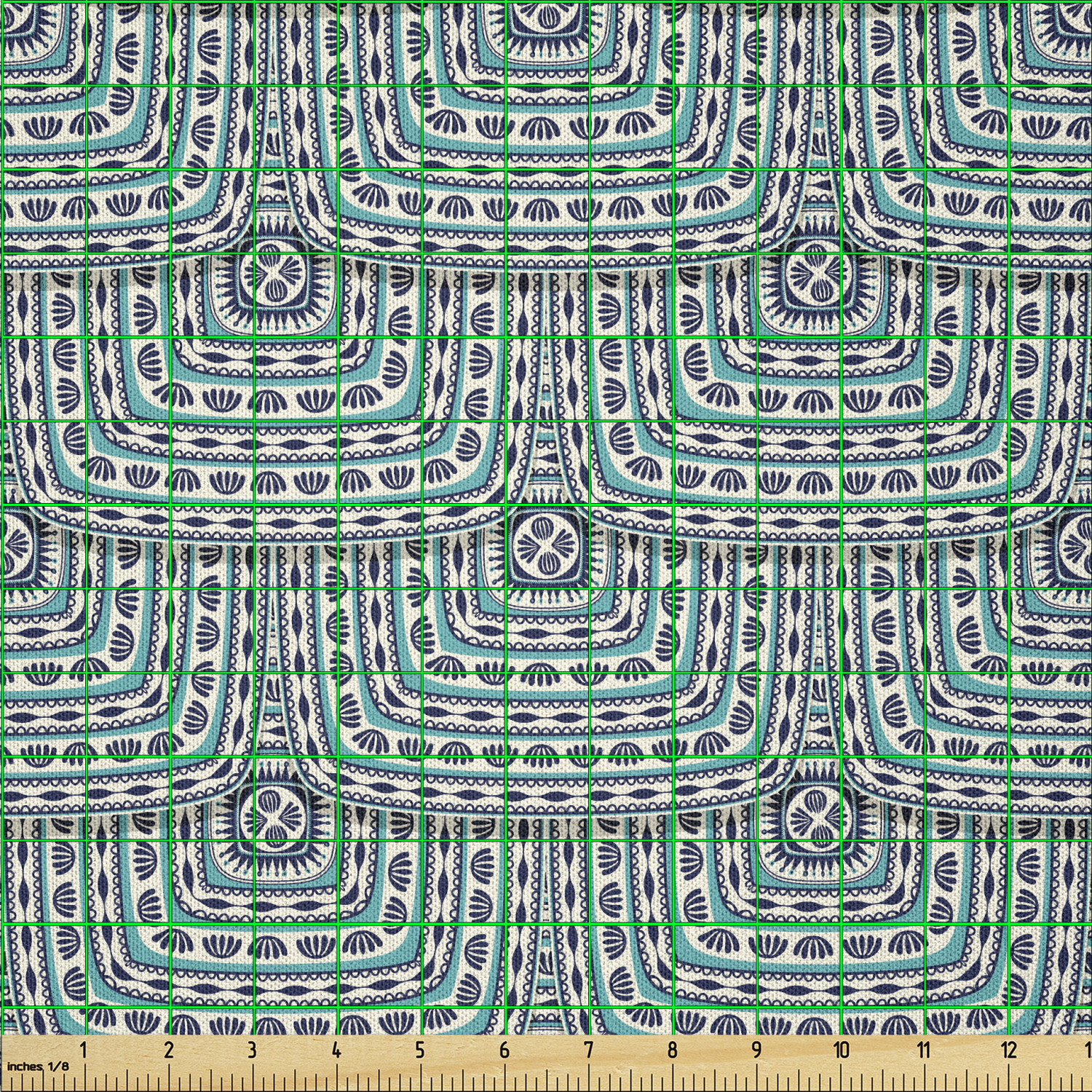 Ambesonne Ethnic Microfiber Fabric by The Yard for Arts and Crafts - Picture 65 of 77